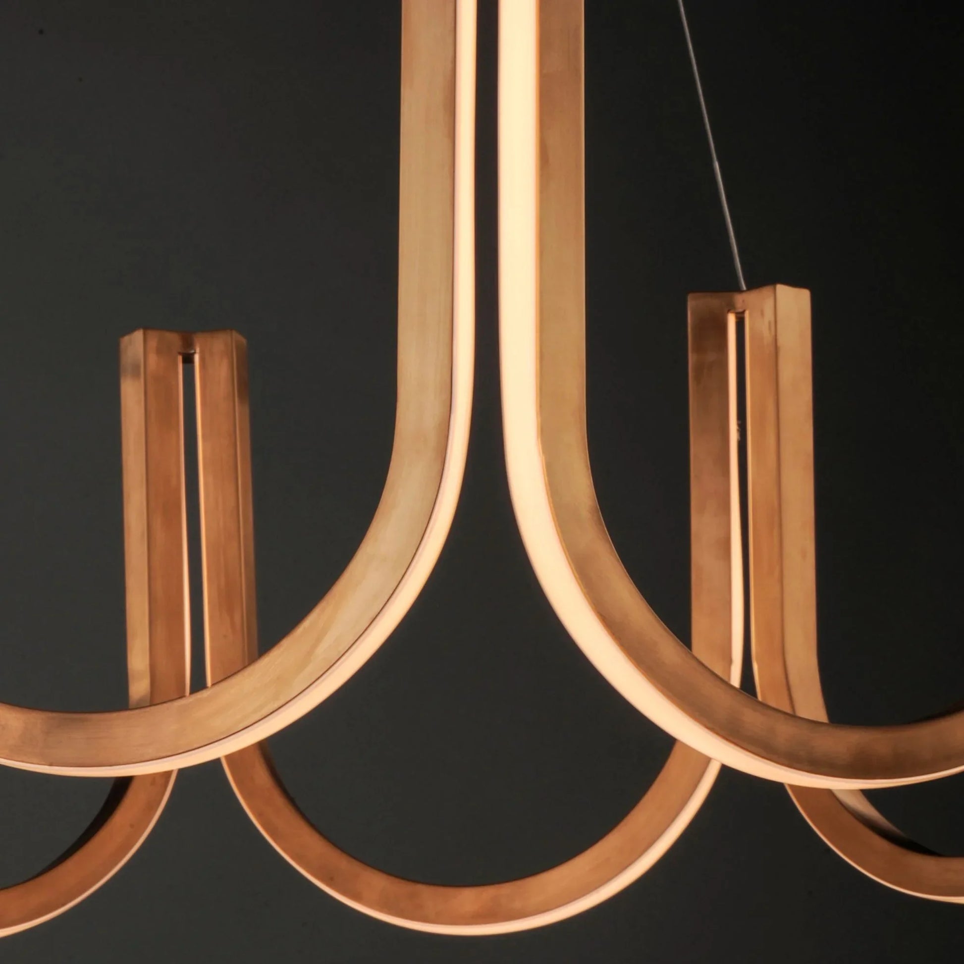 ET2 Lighting - You 26" LED Pendant, Brushed Champagne Finish | Bees Lighting