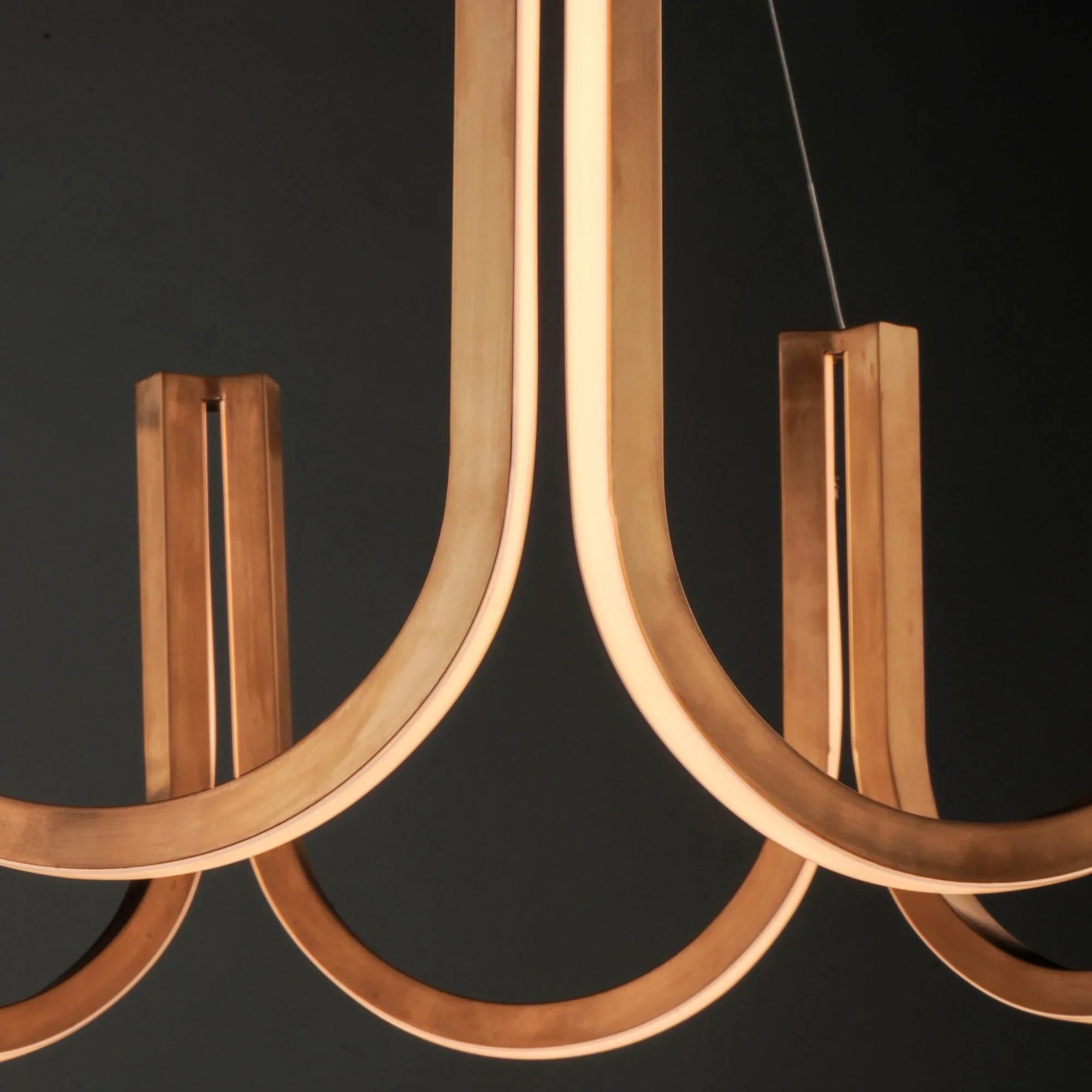 ET2 Lighting - You 26" LED Pendant, Brushed Champagne Finish | Bees Lighting