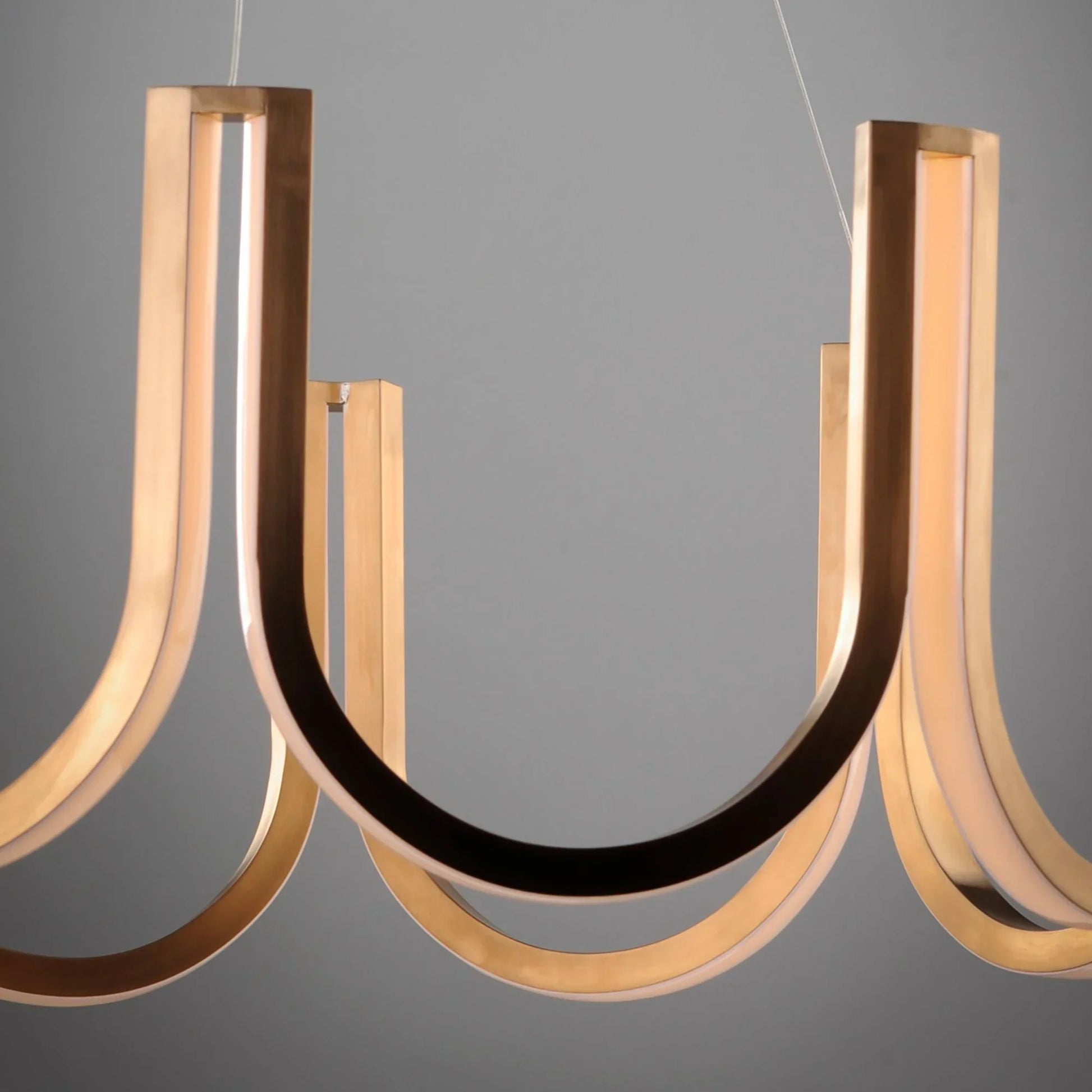 ET2 Lighting - You 26" LED Pendant, Brushed Champagne Finish | Bees Lighting