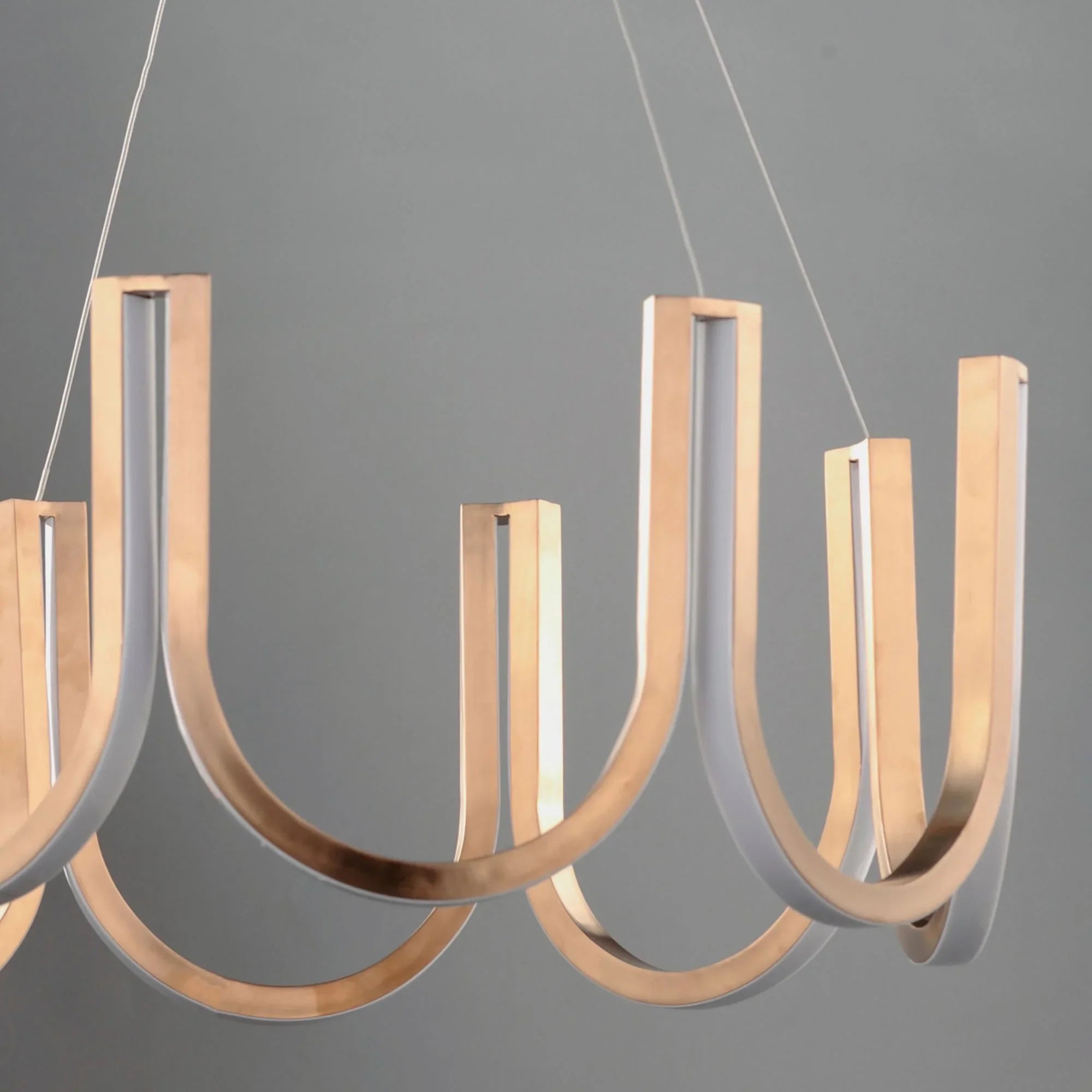 ET2 Lighting - You 26" LED Pendant, Brushed Champagne Finish | Bees Lighting