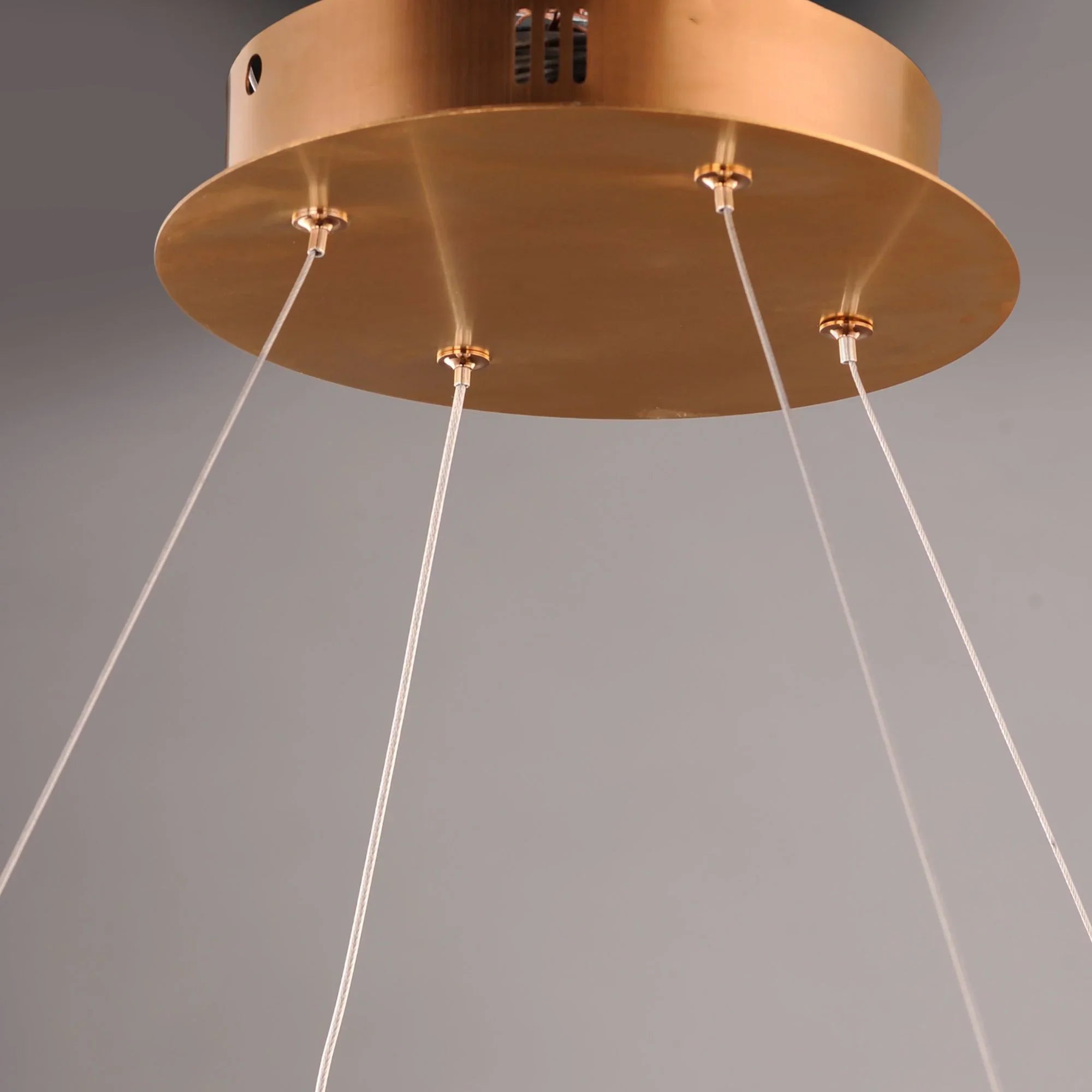 ET2 Lighting - You 26" LED Pendant, Brushed Champagne Finish | Bees Lighting