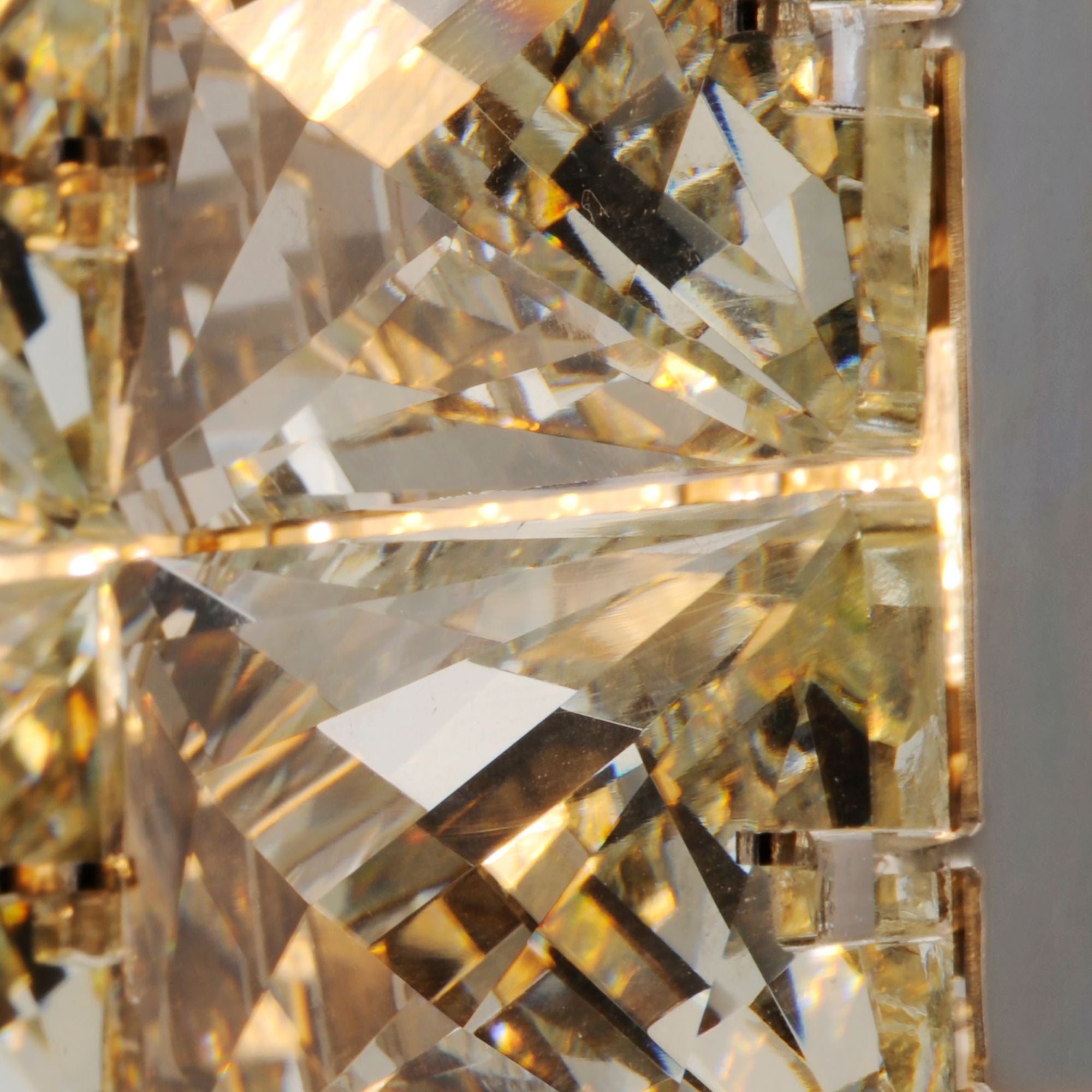 Zephyr 24" LED Bath Vanity, Polished Chrome Finish with Rectangular Beveled Crystals