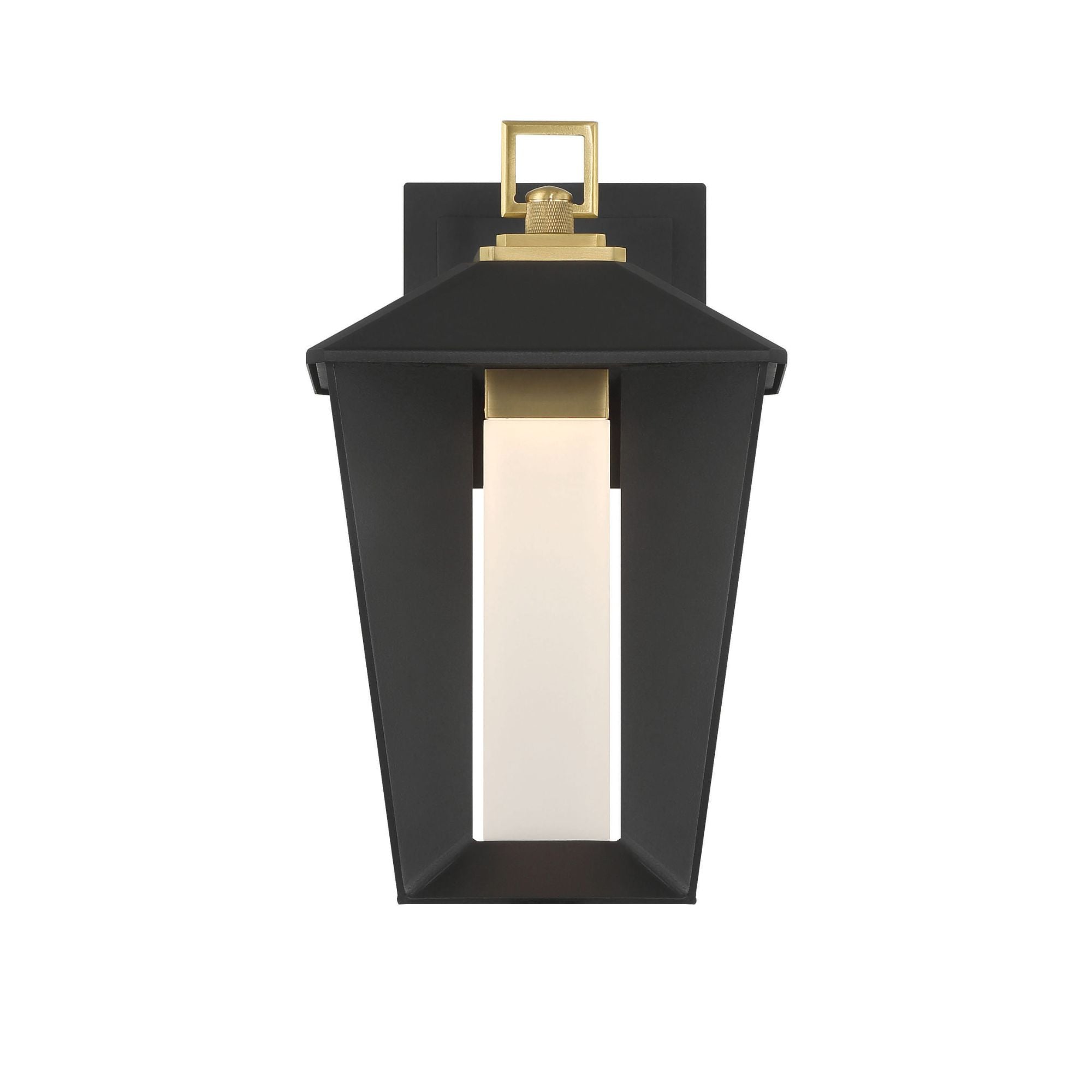 Eurofase Andson Outdoor Sconce, 12.75 in. Height, Brass-Sand Black Mix