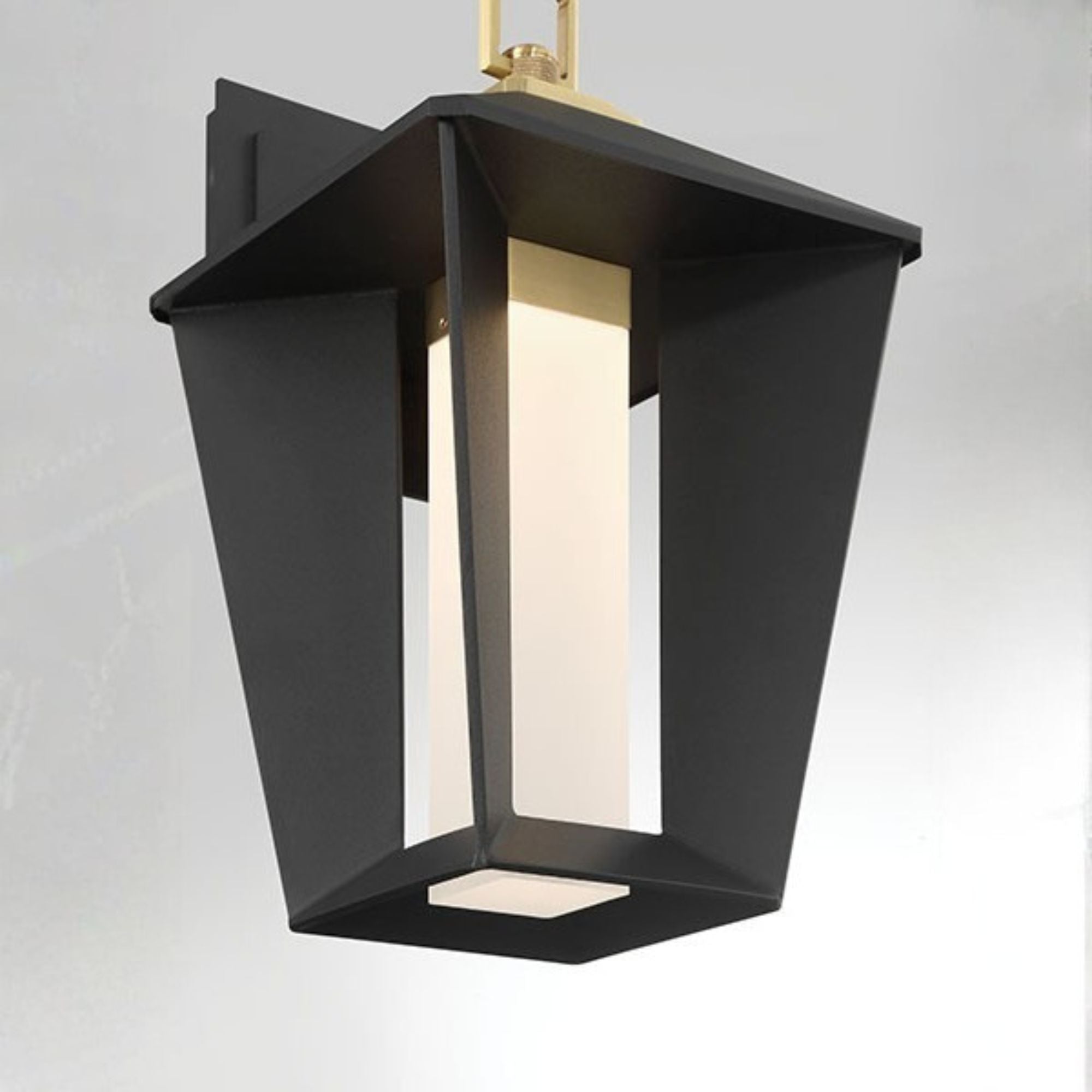 Eurofase Andson Outdoor Sconce, 12.75 in. Height, Brass-Sand Black Mix