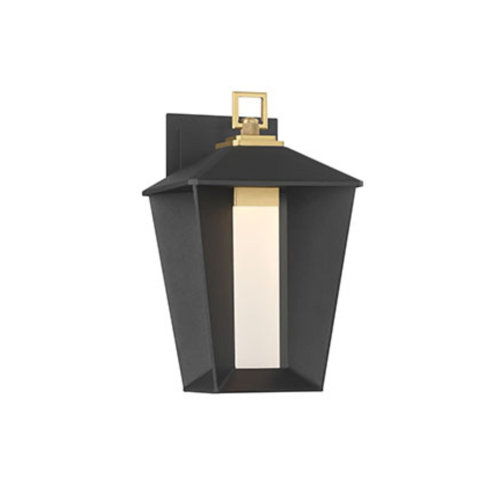 Eurofase Andson Outdoor Sconce, 12.75 in. Height, Brass-Sand Black Mix