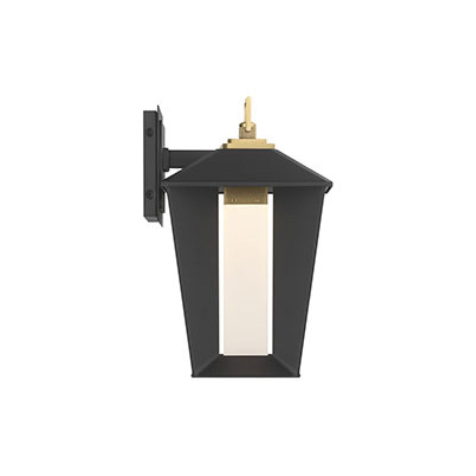 Eurofase Andson Outdoor Sconce, 12.75 in. Height, Brass-Sand Black Mix