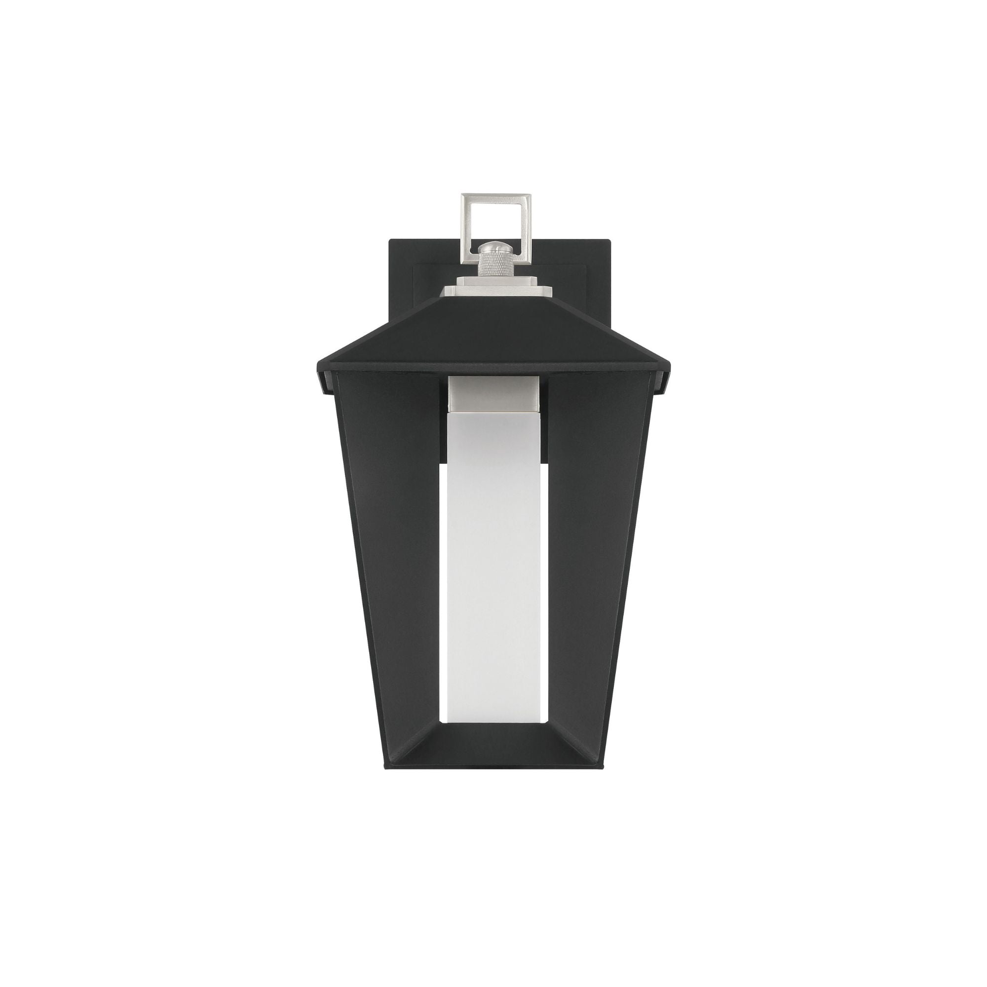 Eurofase Andson Outdoor Sconce, 12.75in. Height, Satin Nickel-Sand Black Mix