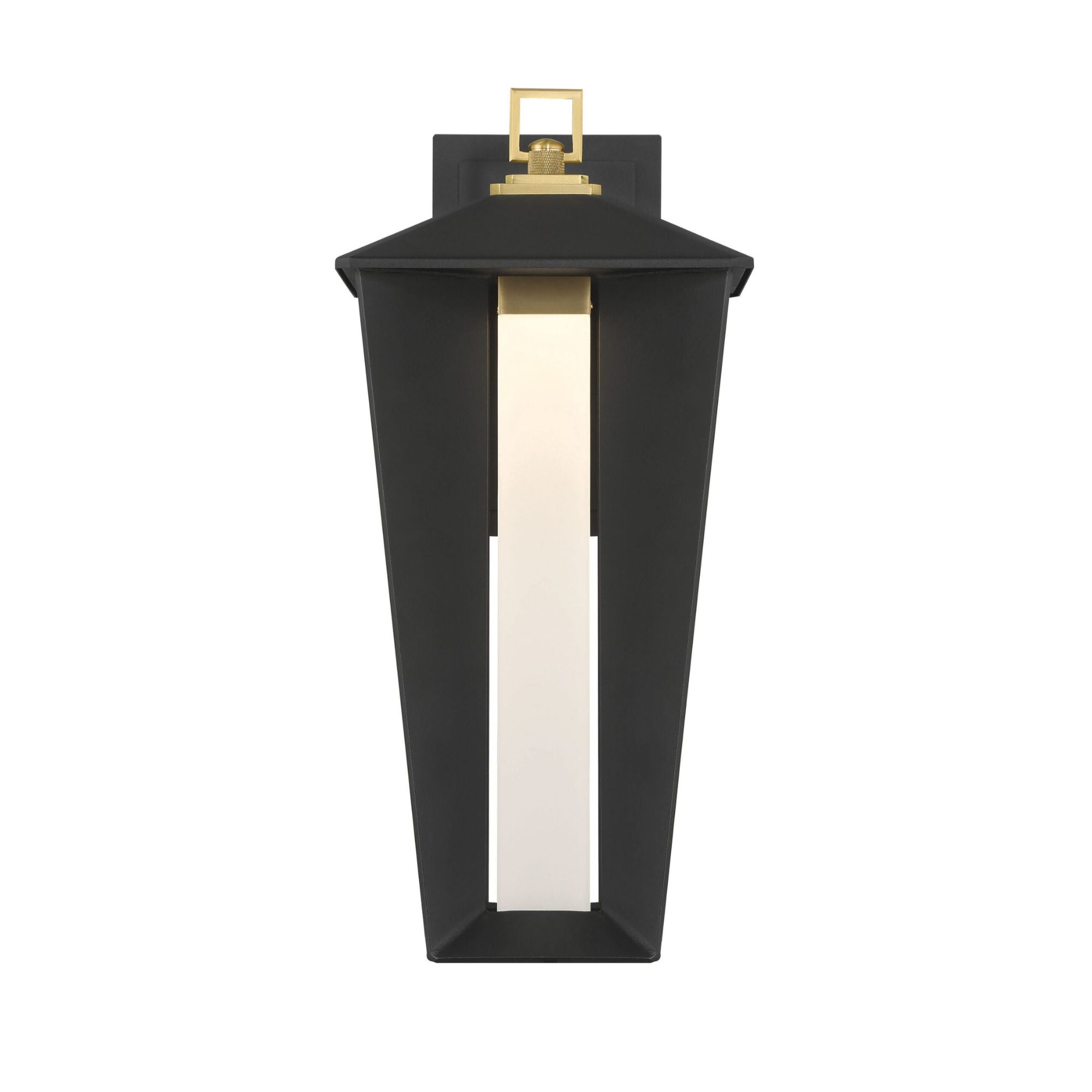 Eurofase Andson Outdoor Sconce, 18.75 in. Height, Brass-Sand Black Mix
