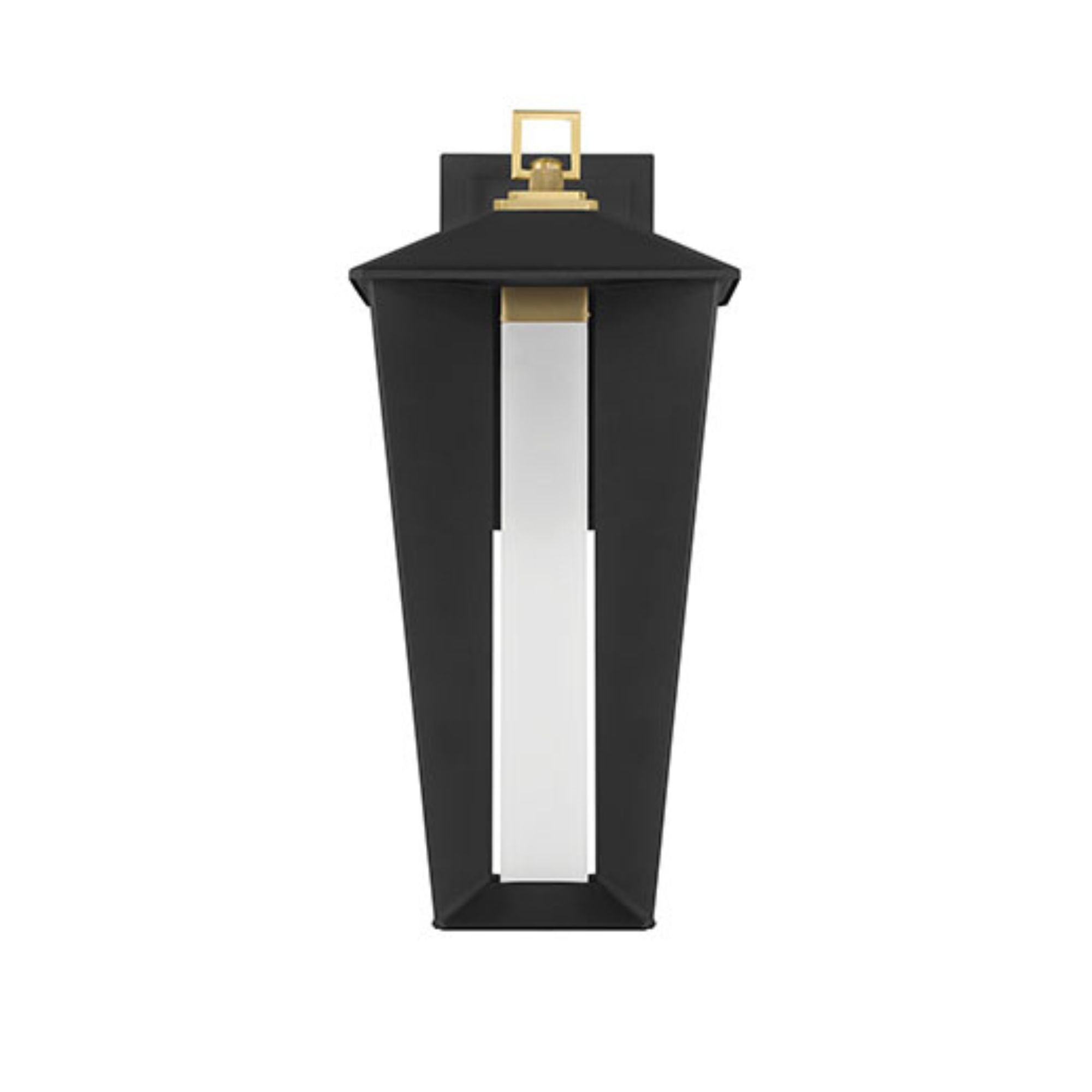 Eurofase Andson Outdoor Sconce, 18.75 in. Height, Brass-Sand Black Mix