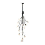 Eurofase Athena 28 in. 13-Light Chandelier, Matte Black