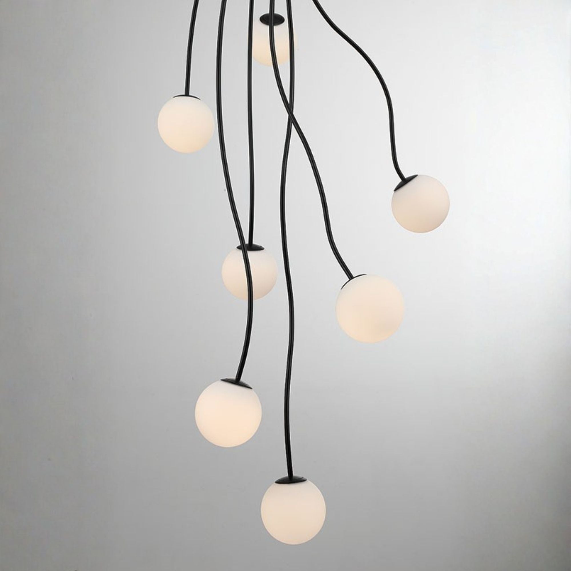 Eurofase Athena 28 in. 13-Light Chandelier, Matte Black