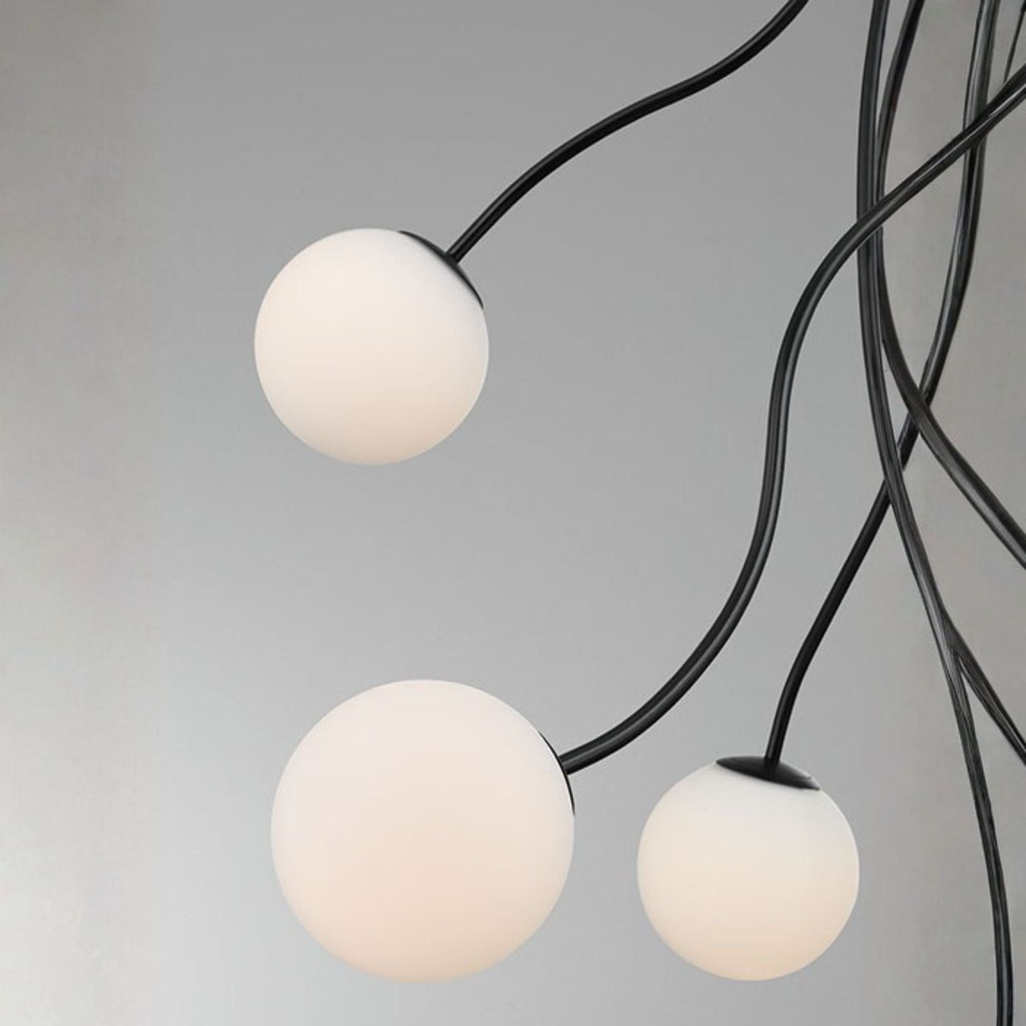 Eurofase Athena 28 in. 13-Light Chandelier, Matte Black