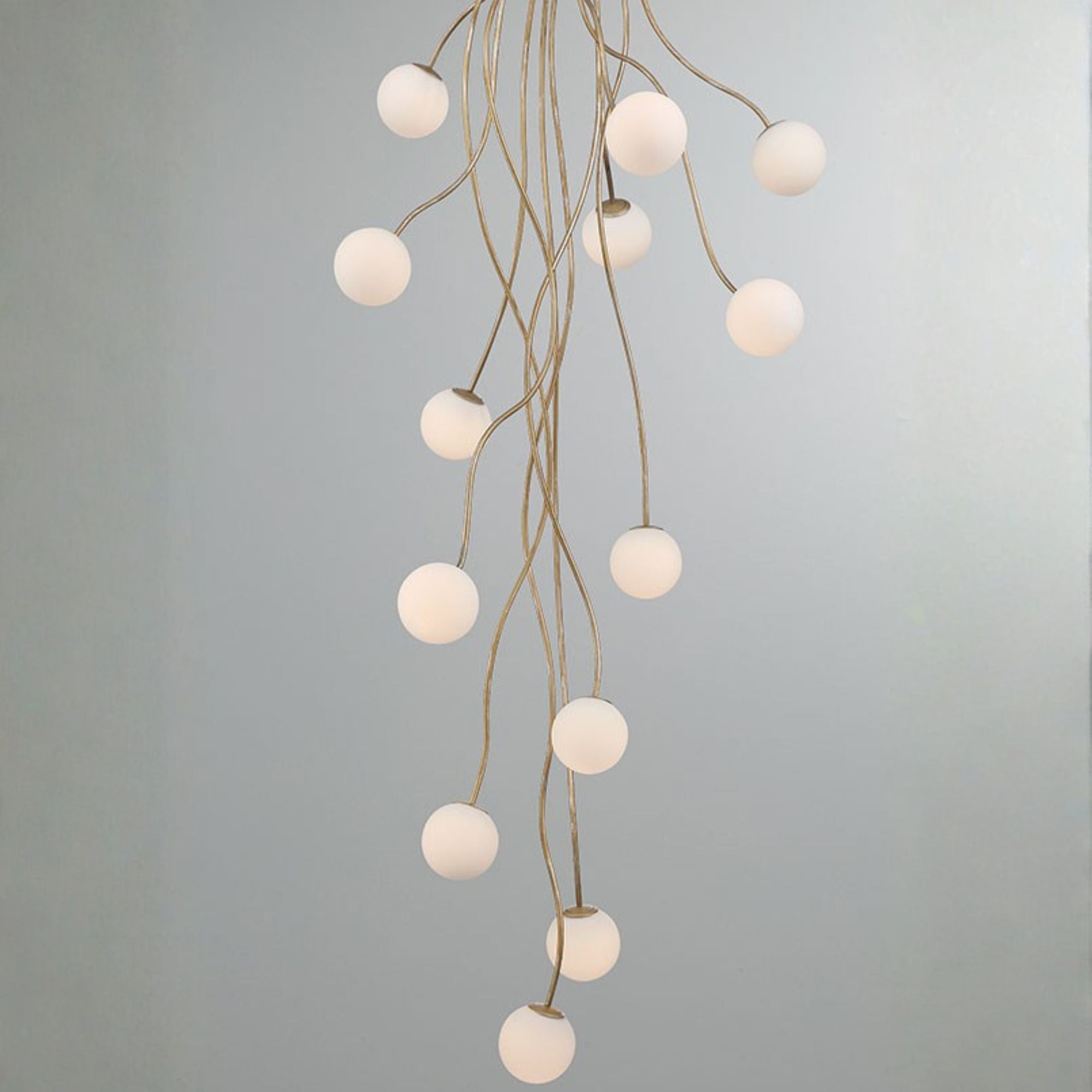 Eurofase Athena 28 in. 13-Light Chandelier, Antique Gold