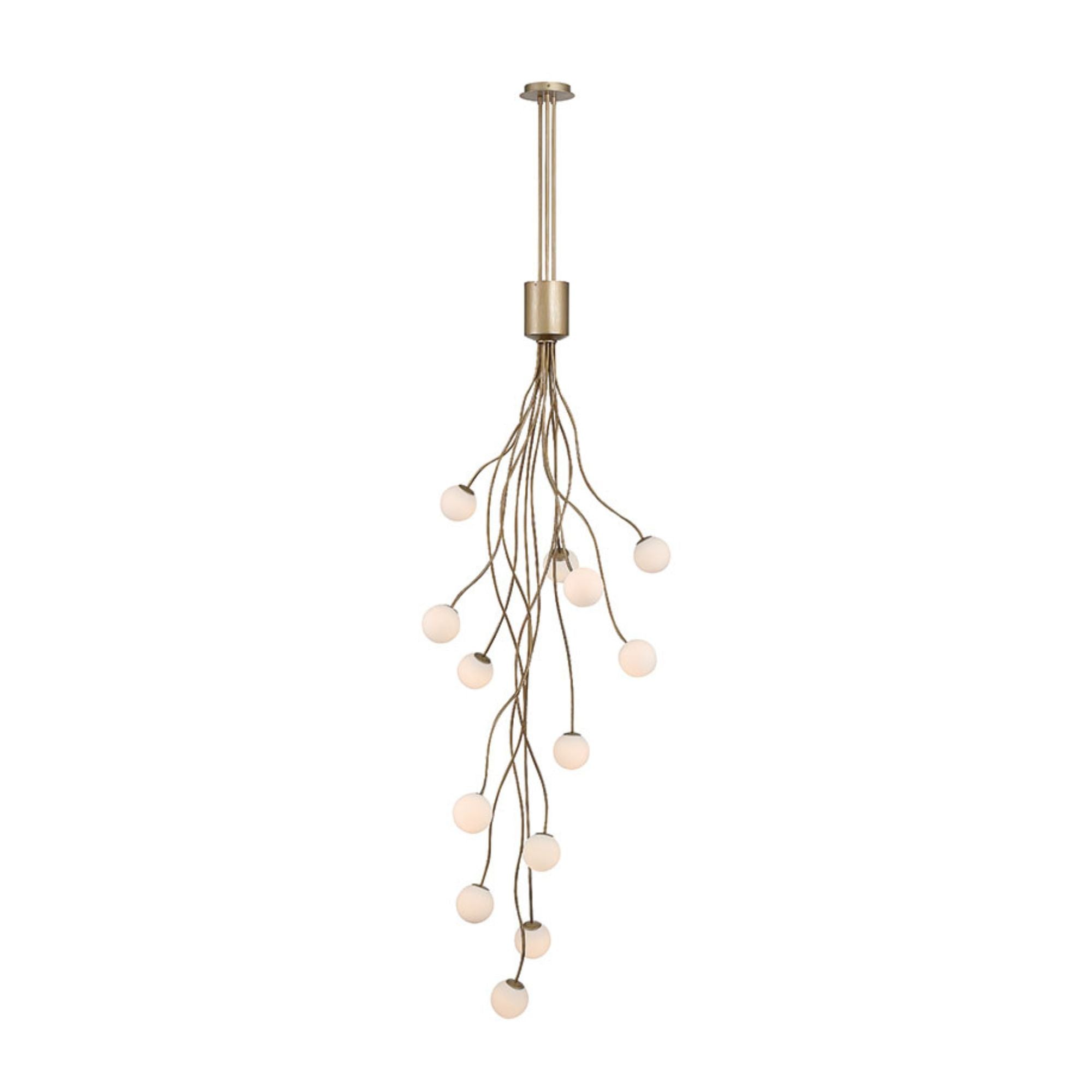 Eurofase Athena 28 in. 13-Light Chandelier, Antique Gold