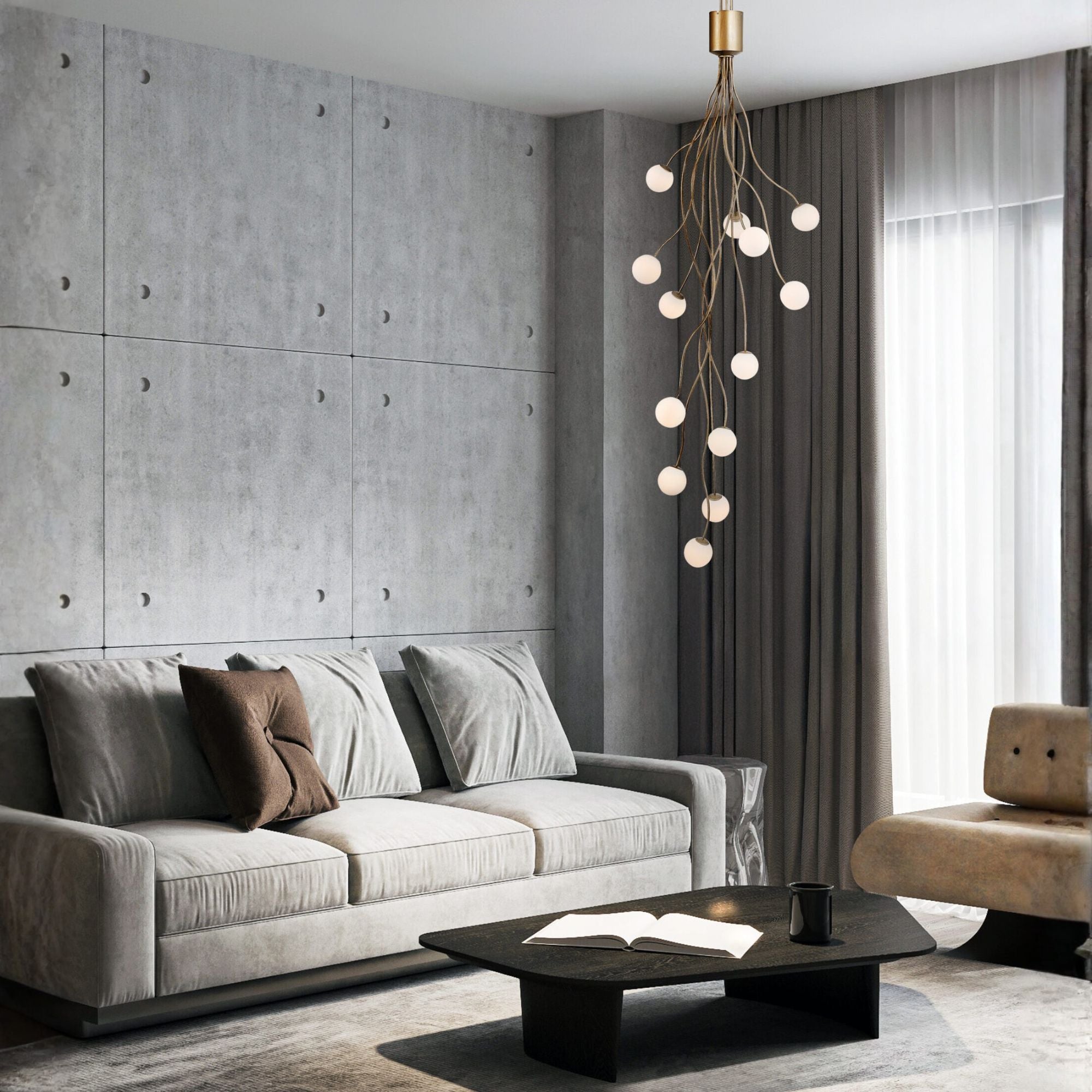 Eurofase Athena 28 in. 13-Light Chandelier