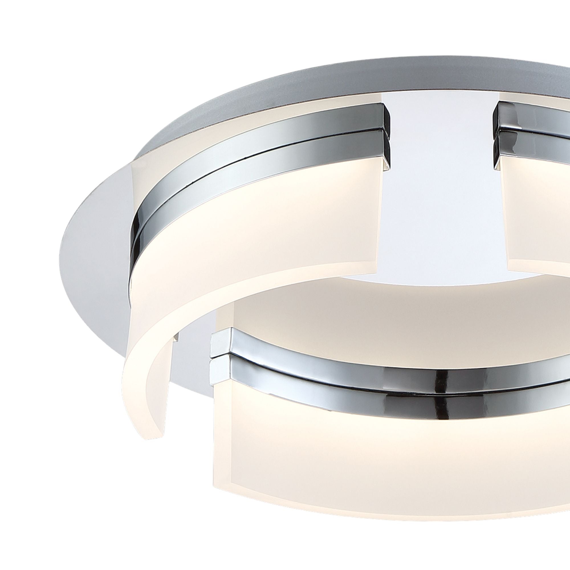 Bria 11" LED Flush Mount, Chrome Finish