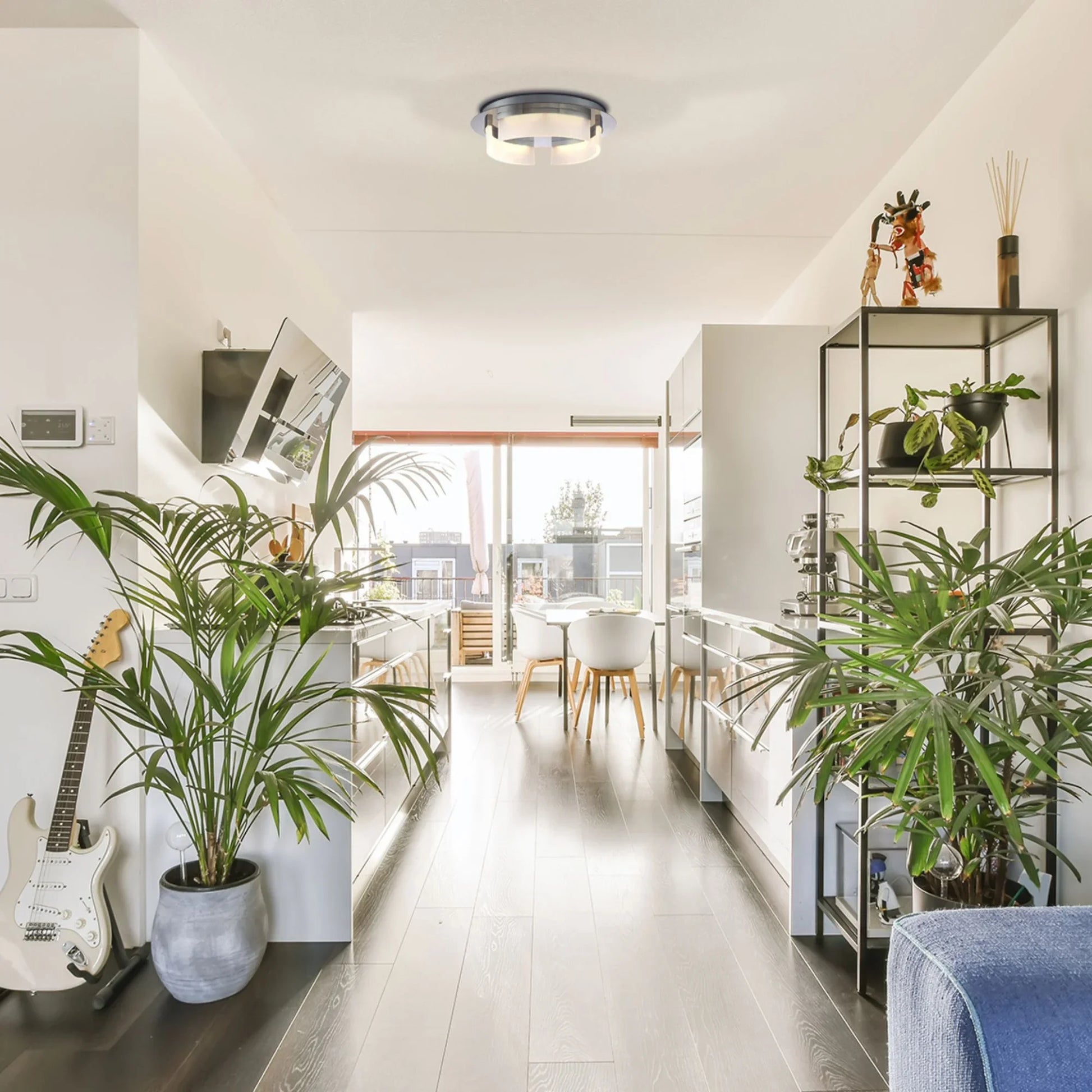 Eurofase Lighting - Bria 15" LED Flush Mount, Chrome Finish | Bees Lighting