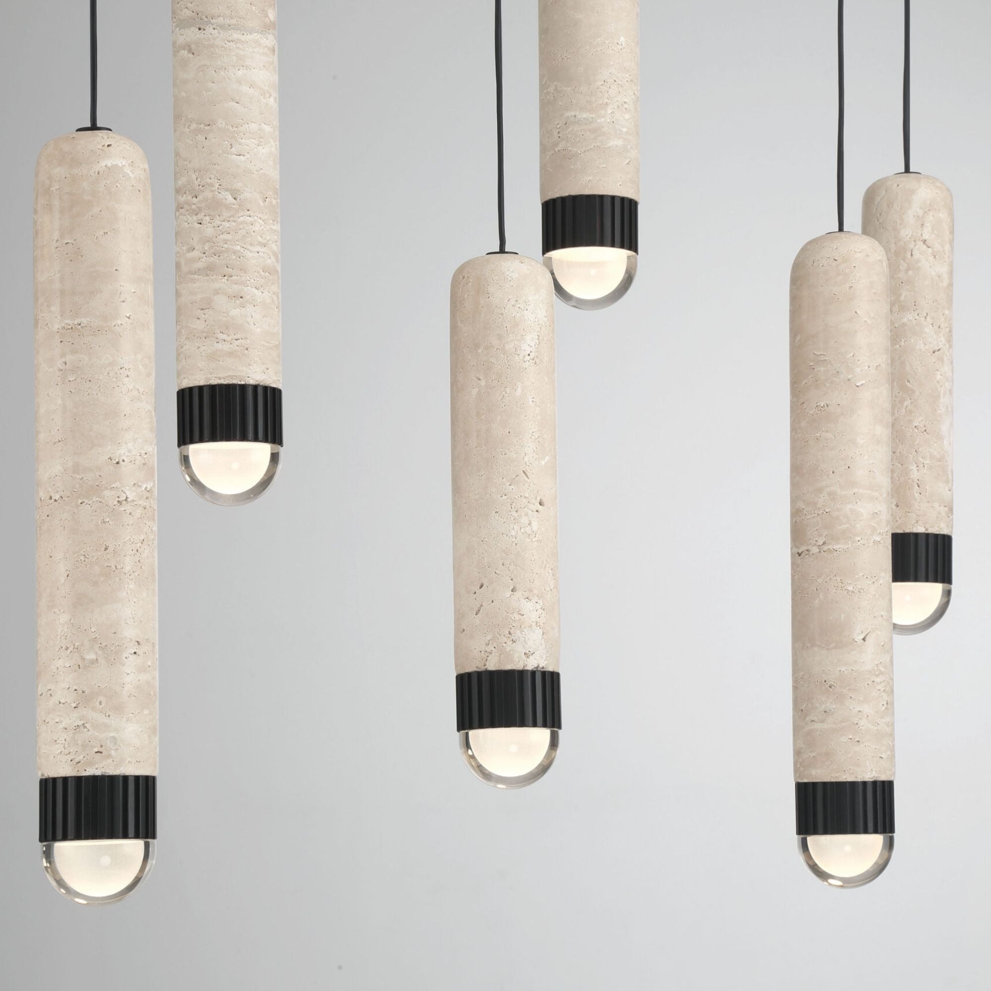 Eurofase Cambre 50 in. 10-Light Chandelier, Matte Black