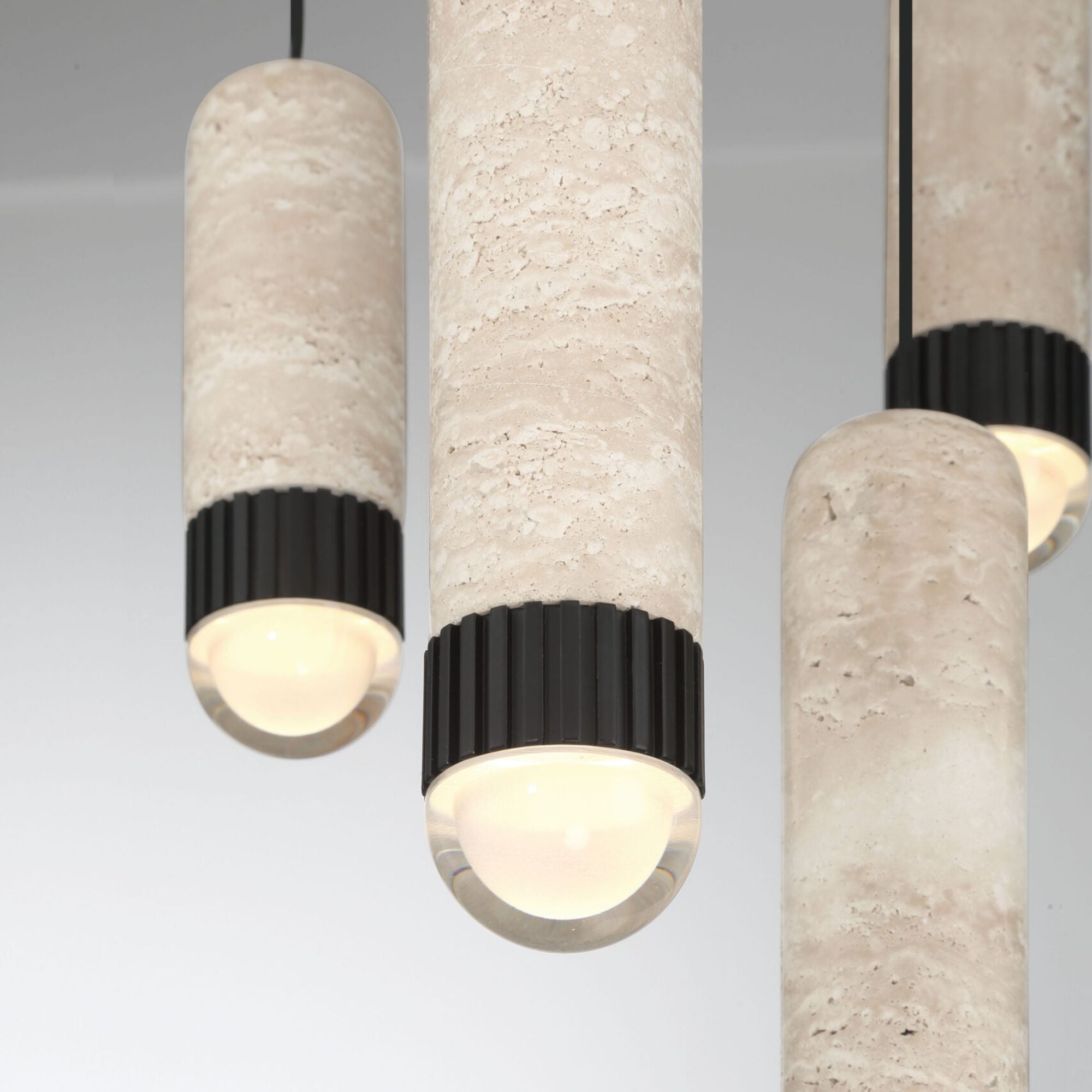 Eurofase Cambre 22 in. 10-Light Chandelier, Matte Black
