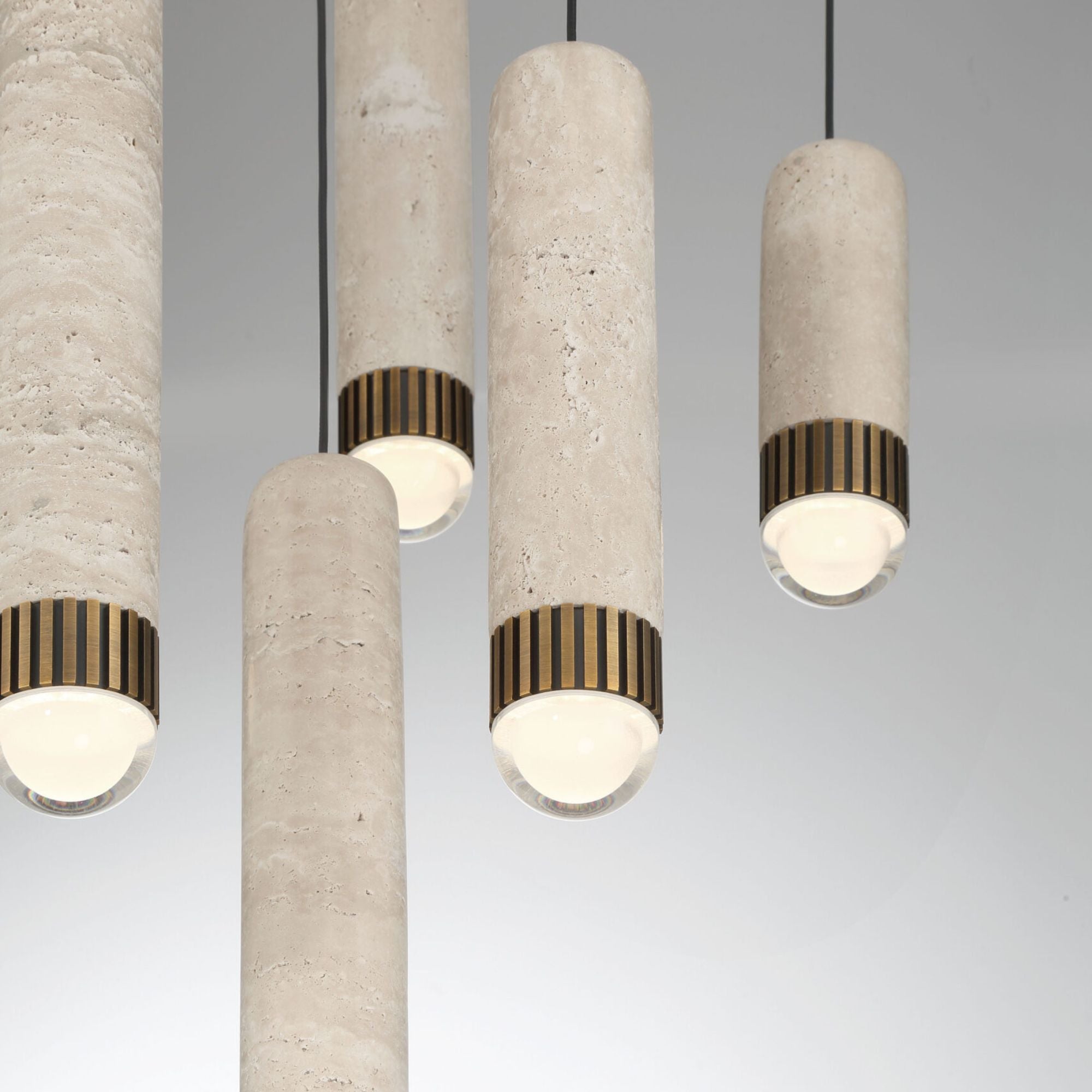Eurofase Cambre 22 in. 10-Light Chandelier, Antique Brass