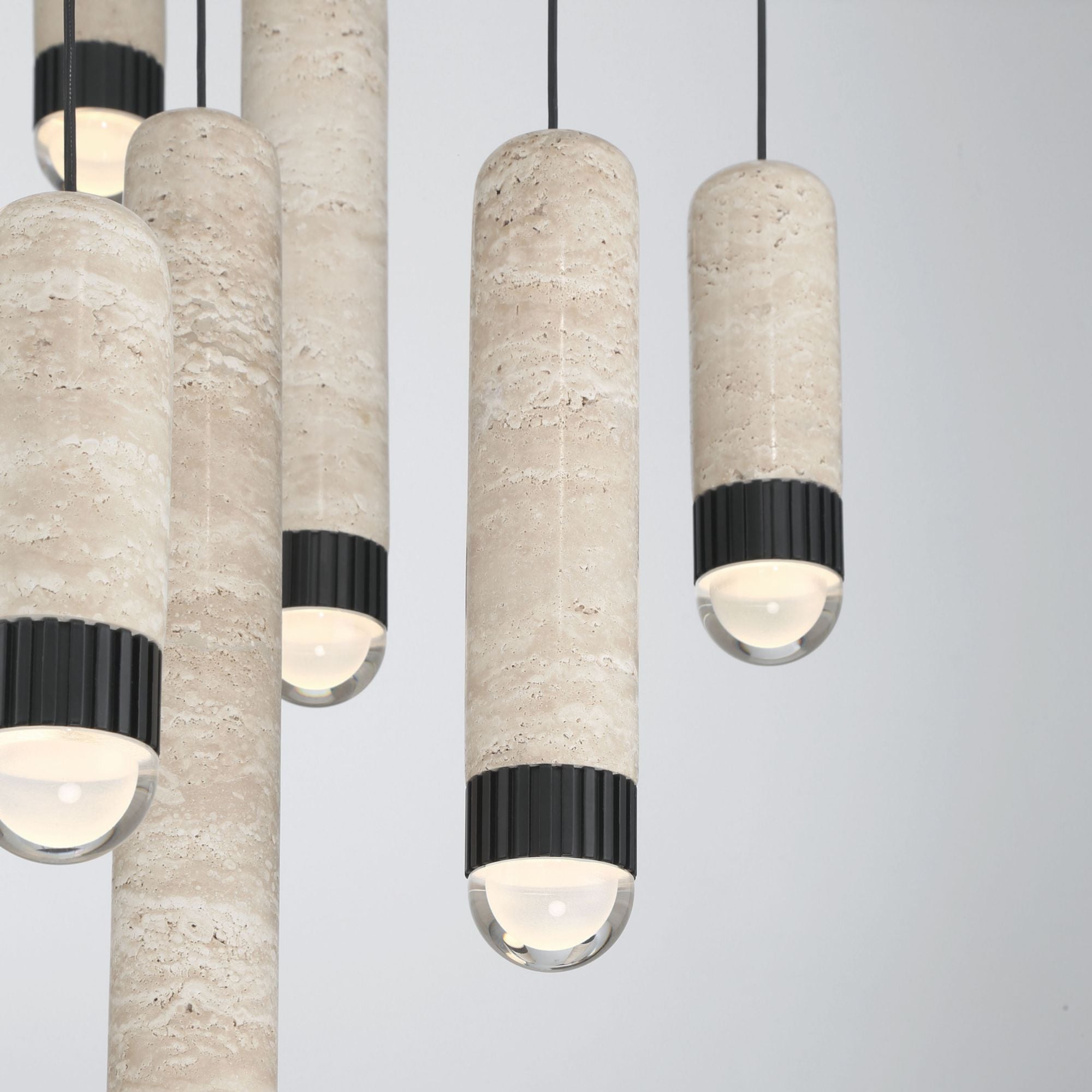 Eurofase Cambre 32 in. 16-Light Chandelier, Matte Black