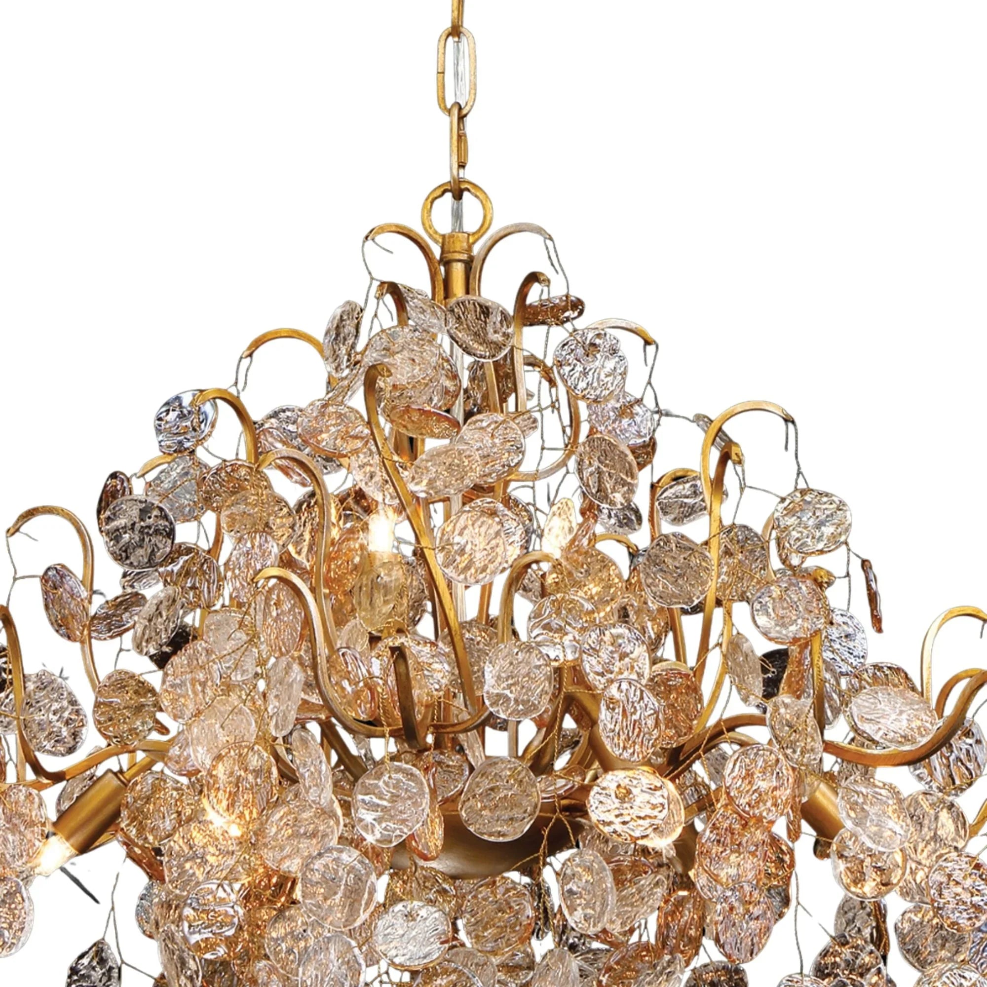 Campobasso 5-Light 21" LED Flush Mount, Gold Finish