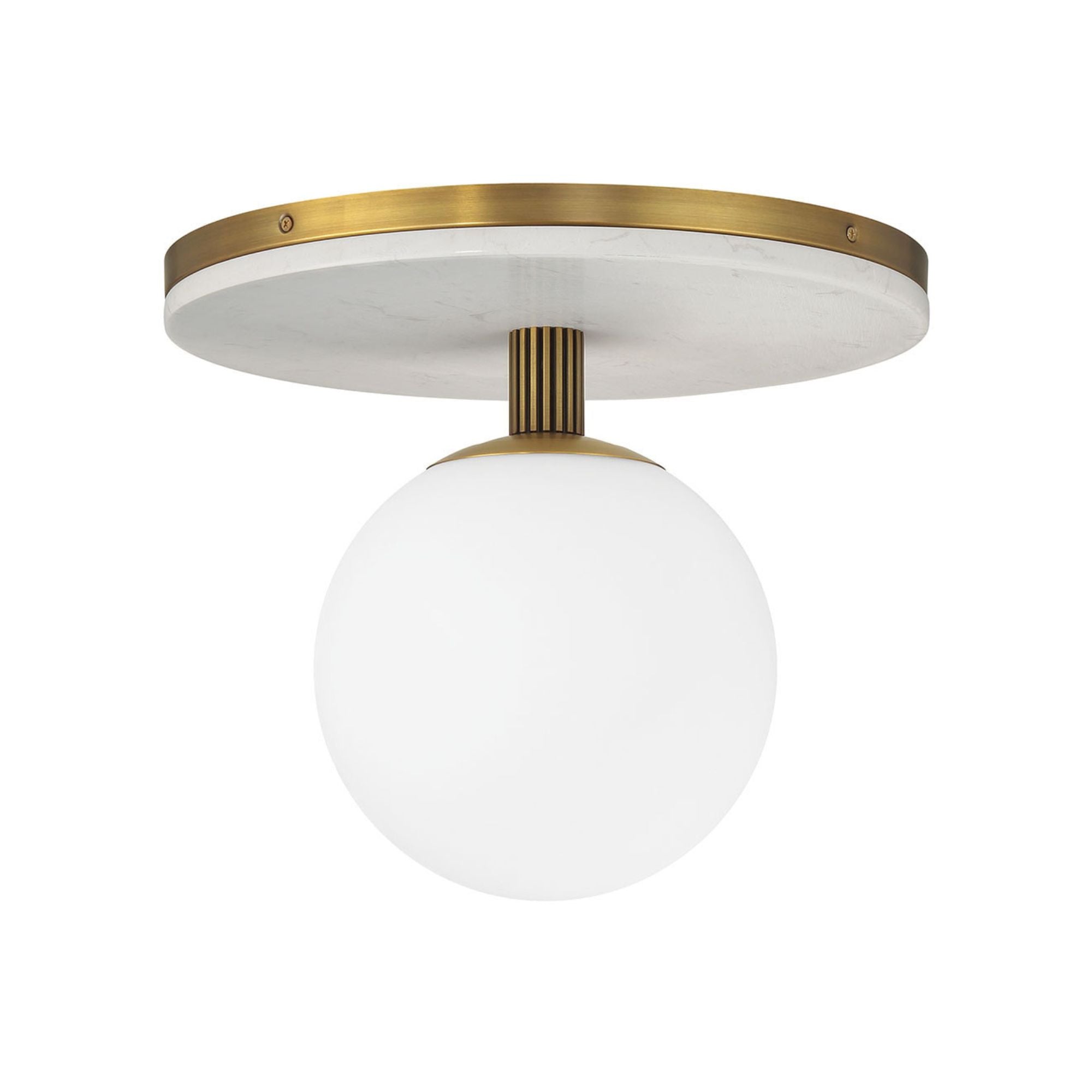 Eurofase Carnagie 15 in. Flush Mount Light, Antique Brass