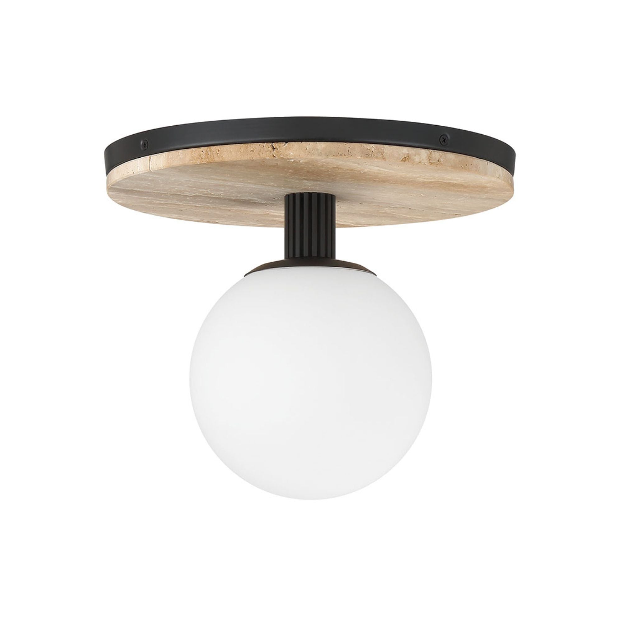 Eurofase Carnagie 12 in. Flush Mount Light, Matte Black