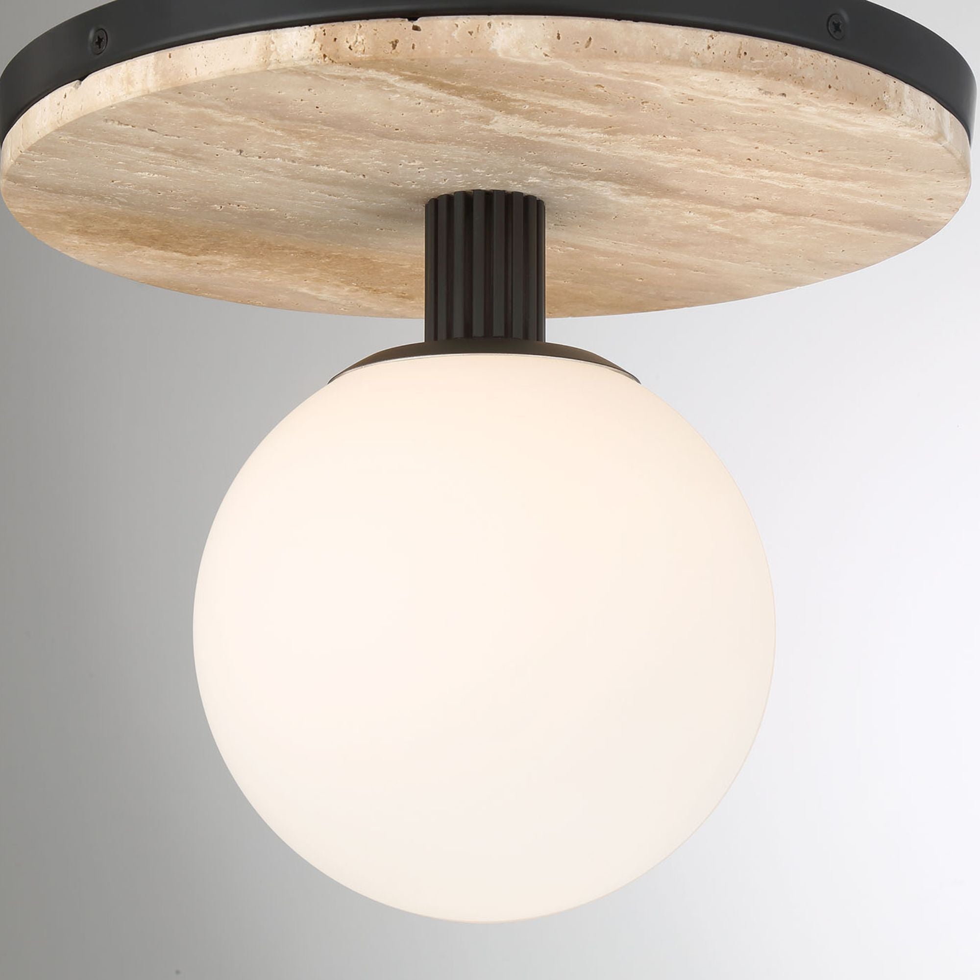 Eurofase Carnagie 12 in. Flush Mount Light, Matte Black