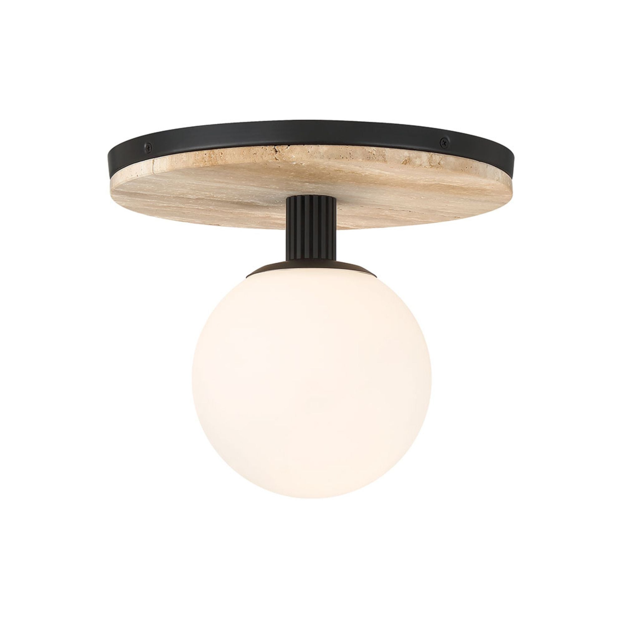 Eurofase Carnagie 12 in. Flush Mount Light, Matte Black