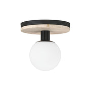 Eurofase Carnagie 8 in. Flush Mount Light, Matte Black