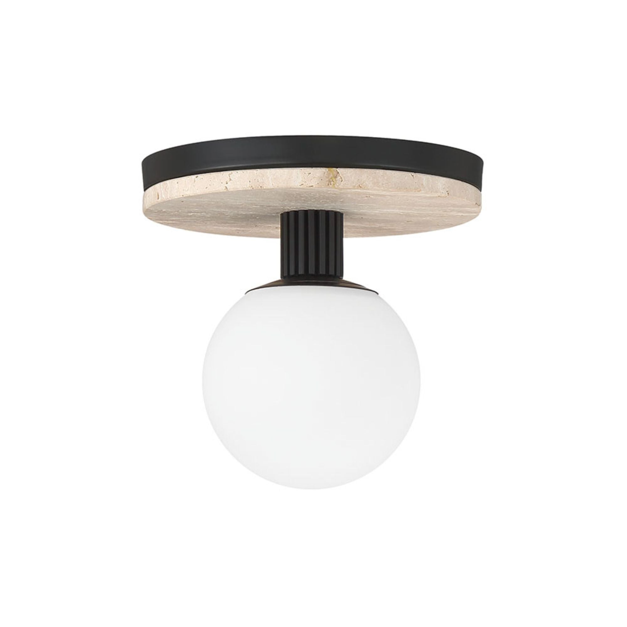 Eurofase Carnagie 8 in. Flush Mount Light, Matte Black