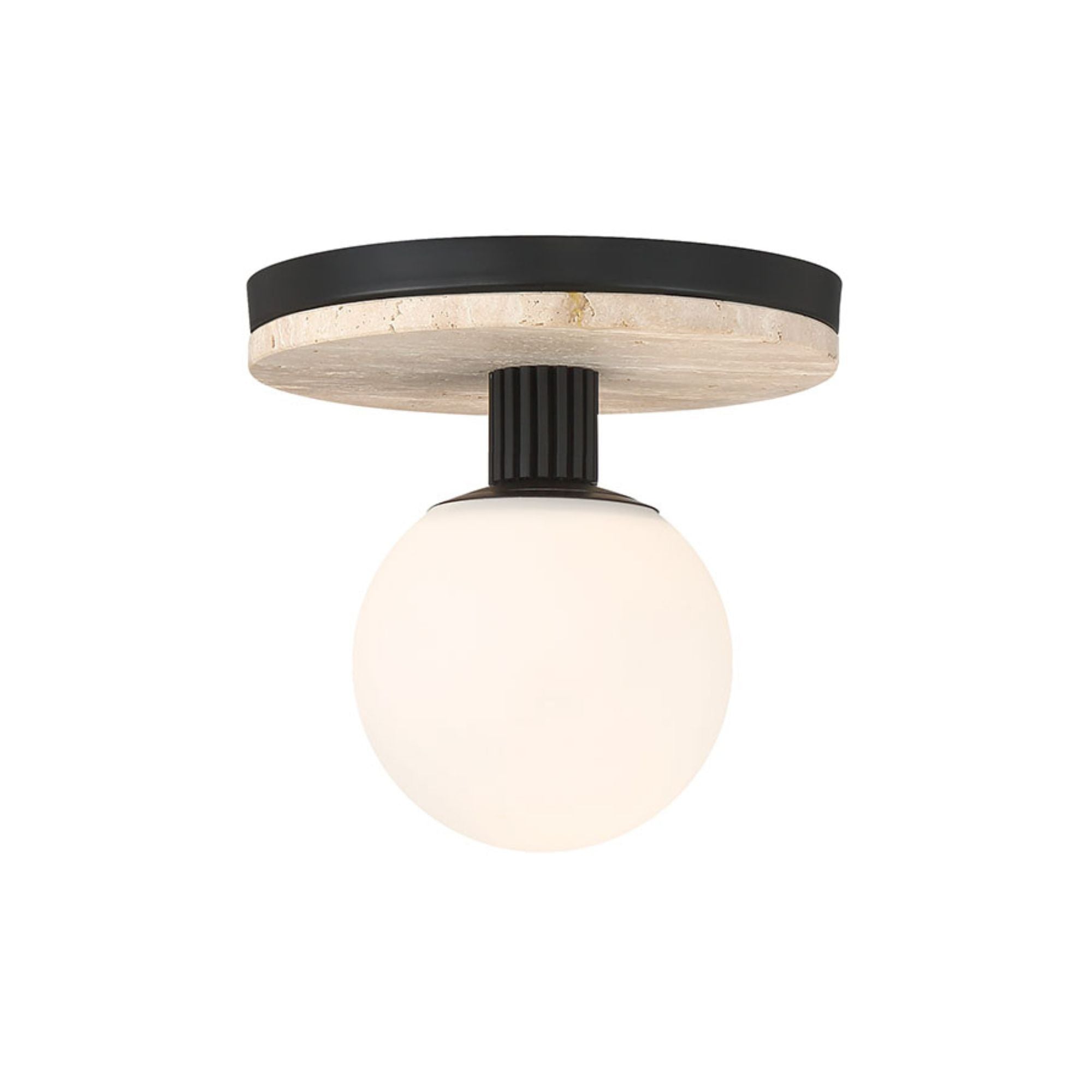 Eurofase Carnagie 8 in. Flush Mount Light, Matte Black