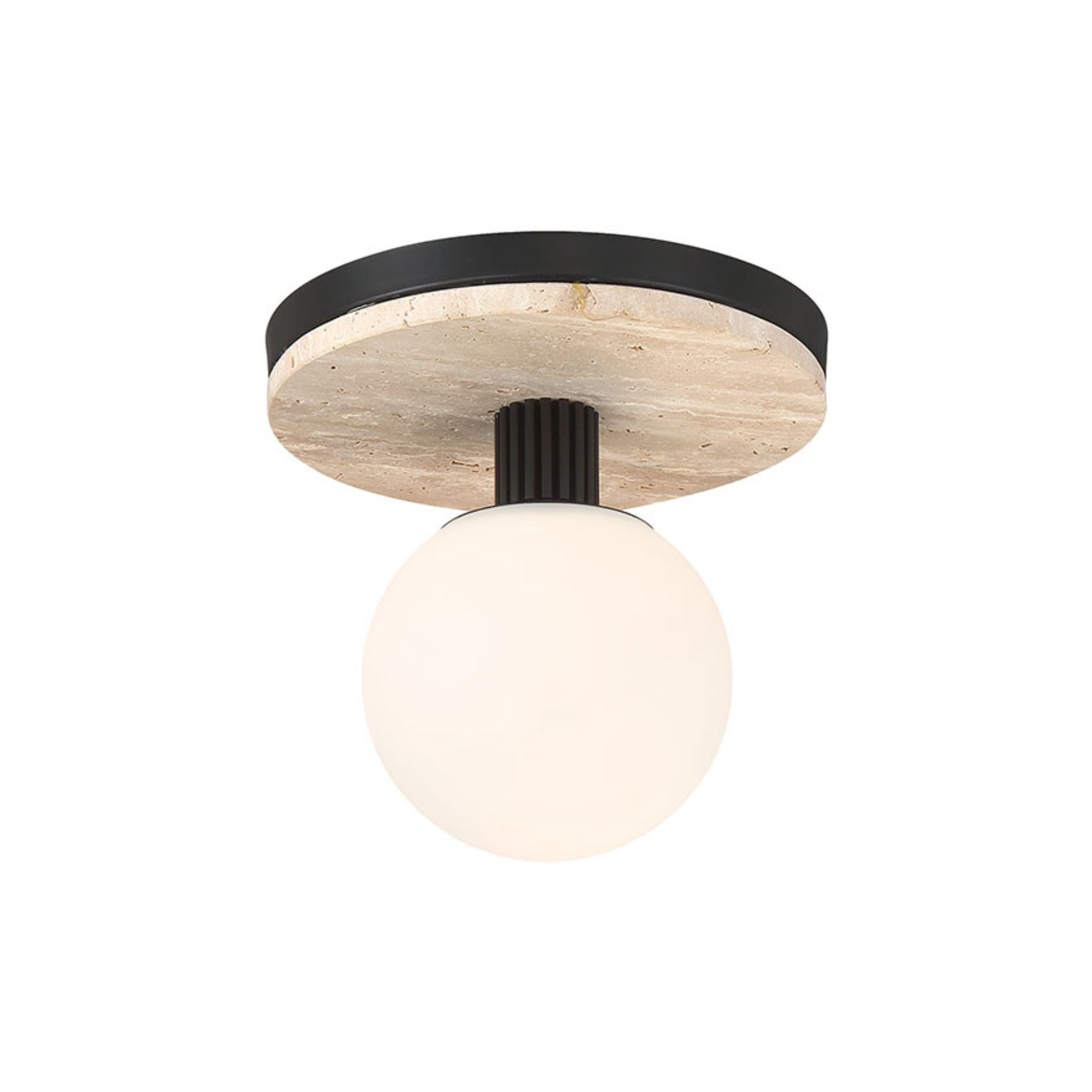 Eurofase Carnagie 8 in. Flush Mount Light, Matte Black