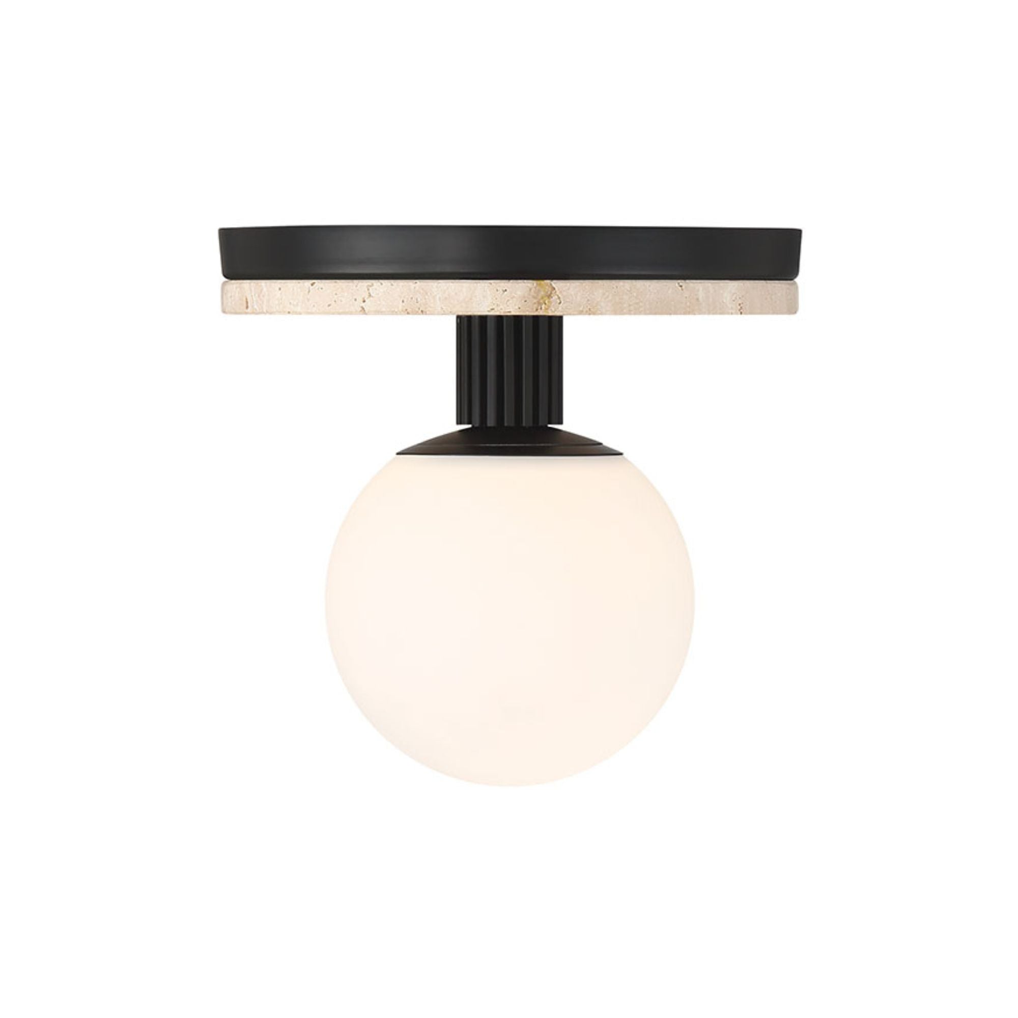 Eurofase Carnagie 8 in. Flush Mount Light, Matte Black