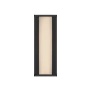 Eurofase Dulton Outdoor Sconce, 14 in. Height, Matte Black, Integrated LED