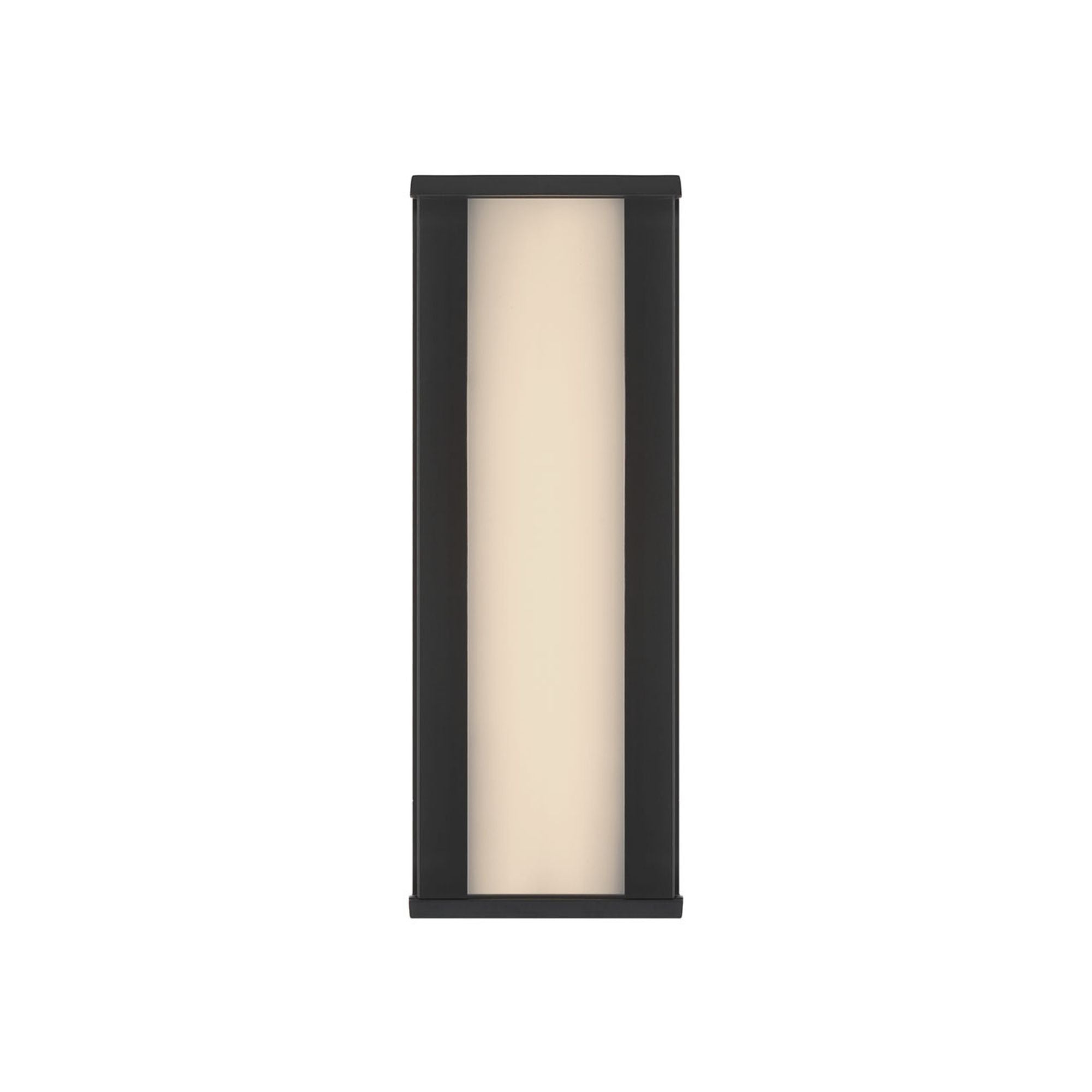 Eurofase Dulton Outdoor Sconce, 14 in. Height, Matte Black, Integrated LED