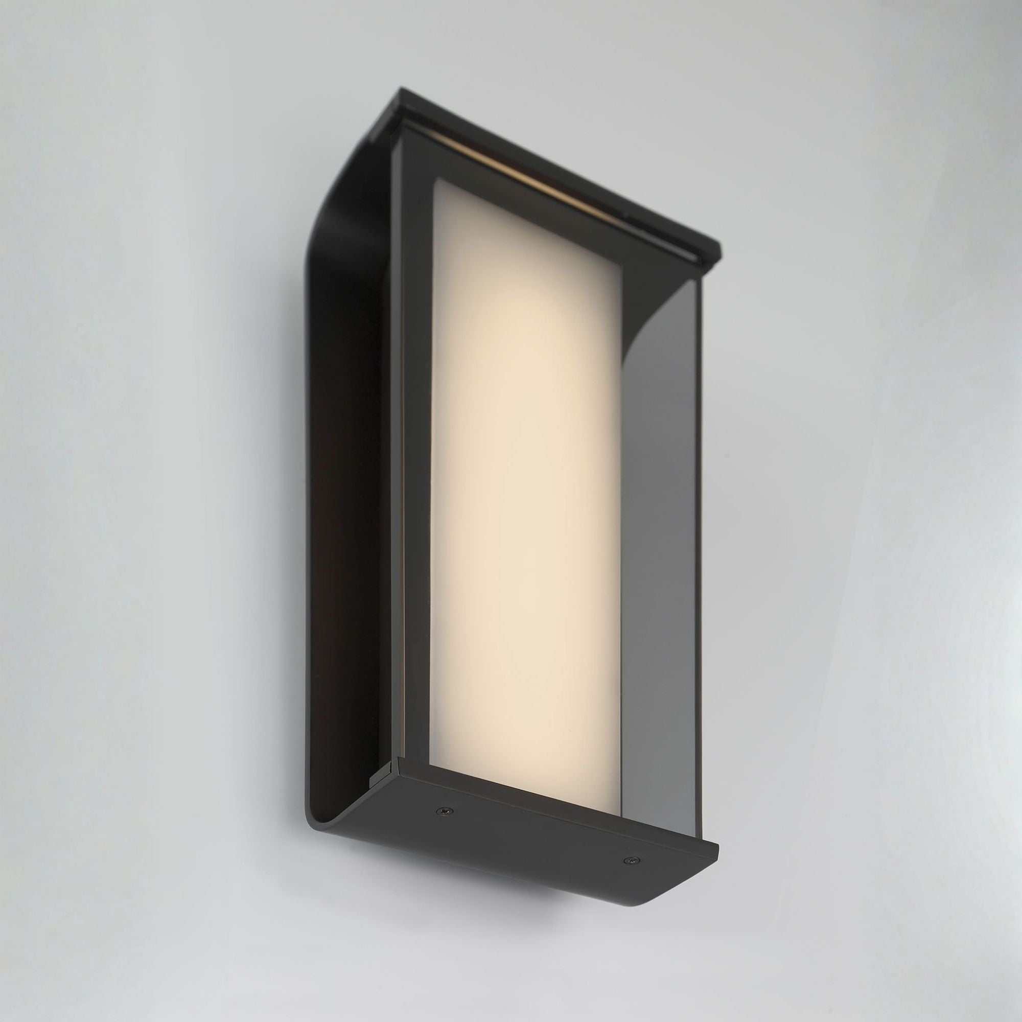 Eurofase Dulton Outdoor Sconce, 14 in. Height, Matte Black, Integrated LED