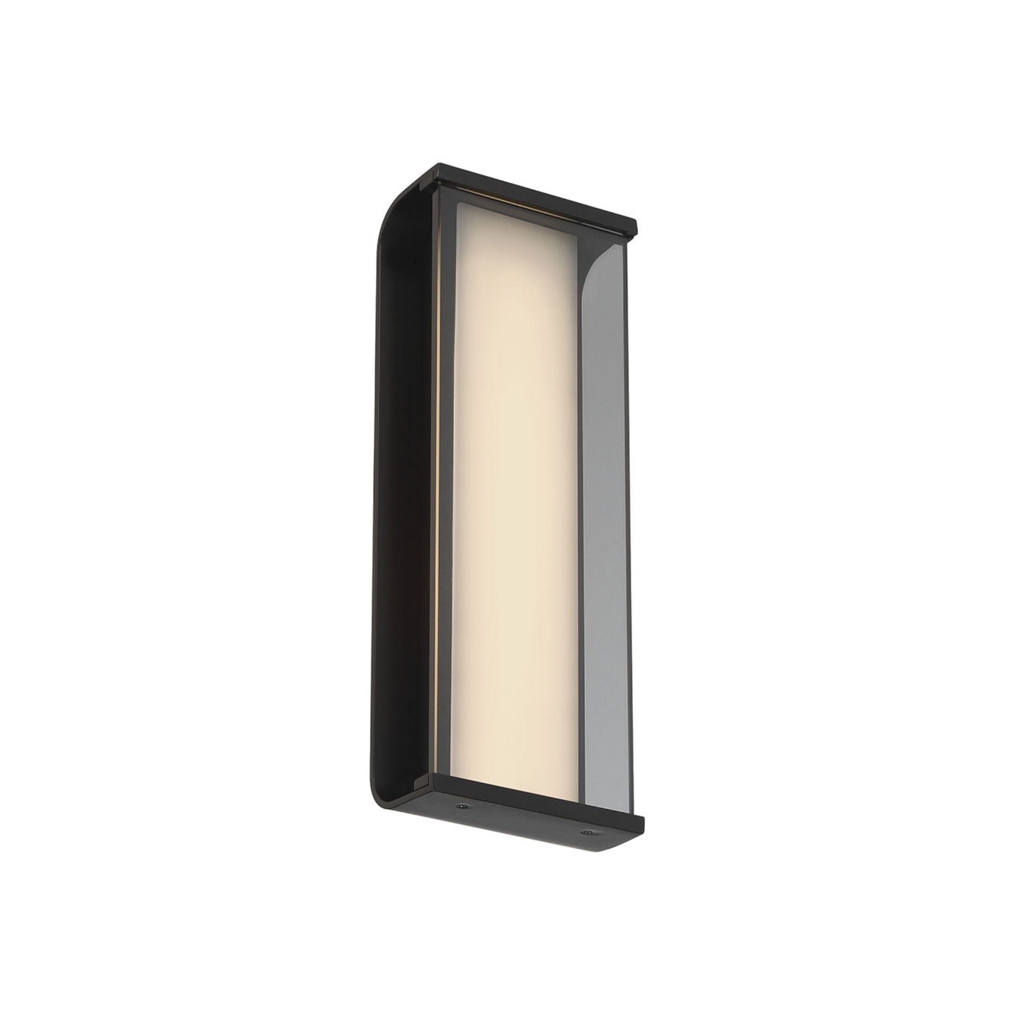 Eurofase Dulton Outdoor Sconce, 14 in. Height, Matte Black, Integrated LED