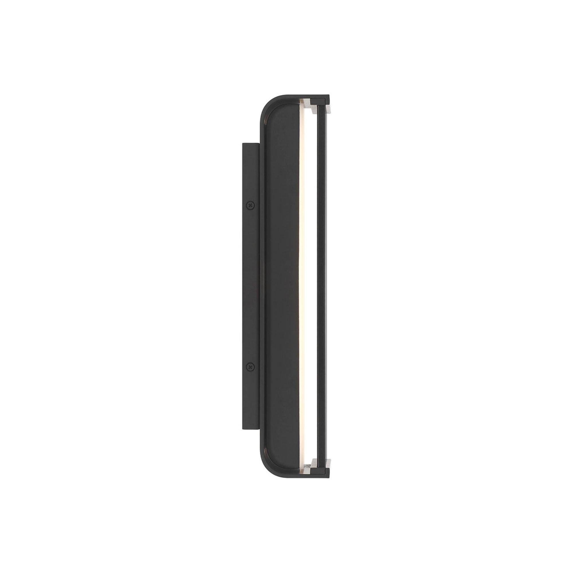 Eurofase Dulton Outdoor Sconce, 14 in. Height, Matte Black, Integrated LED