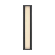 Eurofase Dulton Outdoor Sconce, 24.4 in. Height, Matte Black, Integrated LED