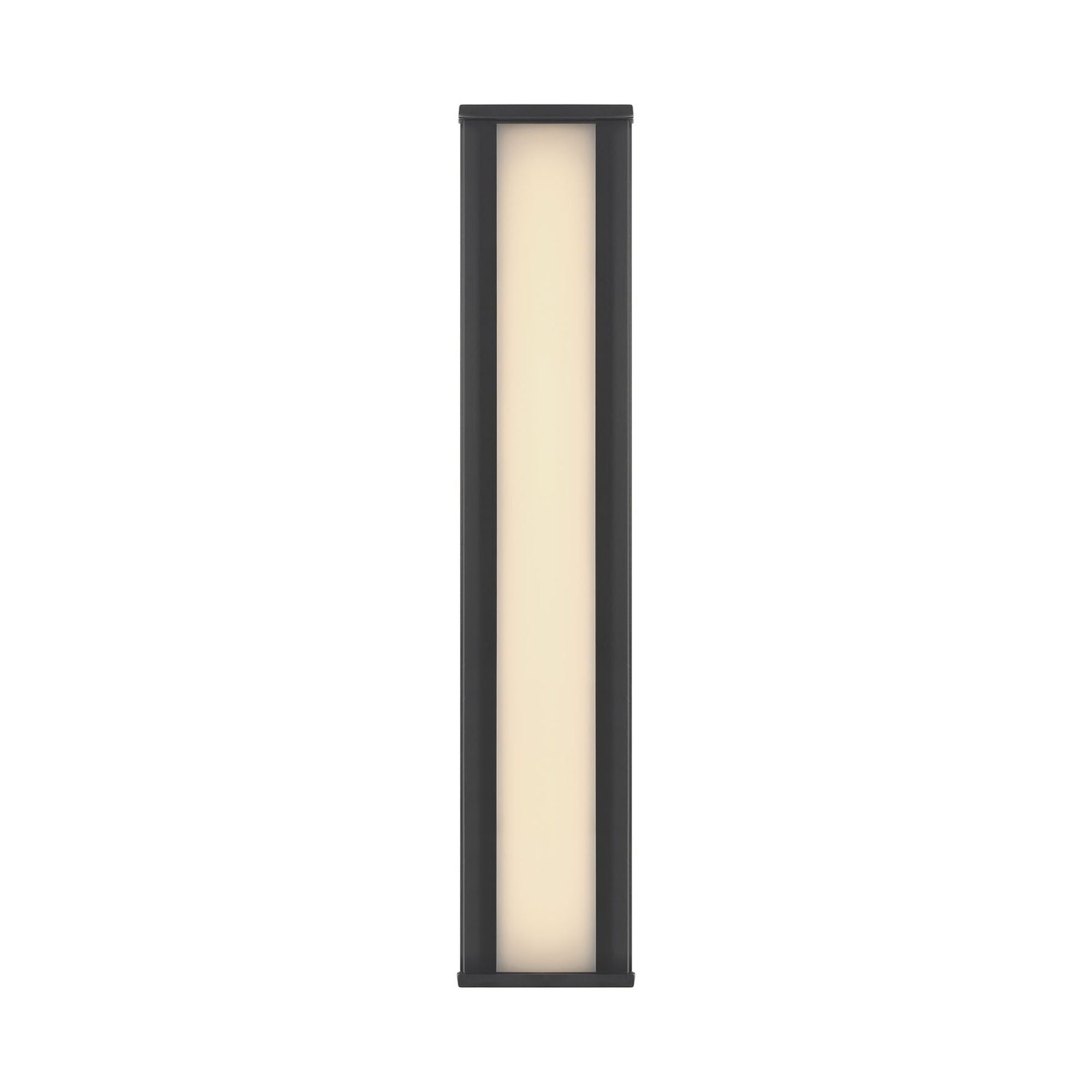 Eurofase Dulton Outdoor Sconce, 24.4 in. Height, Matte Black, Integrated LED