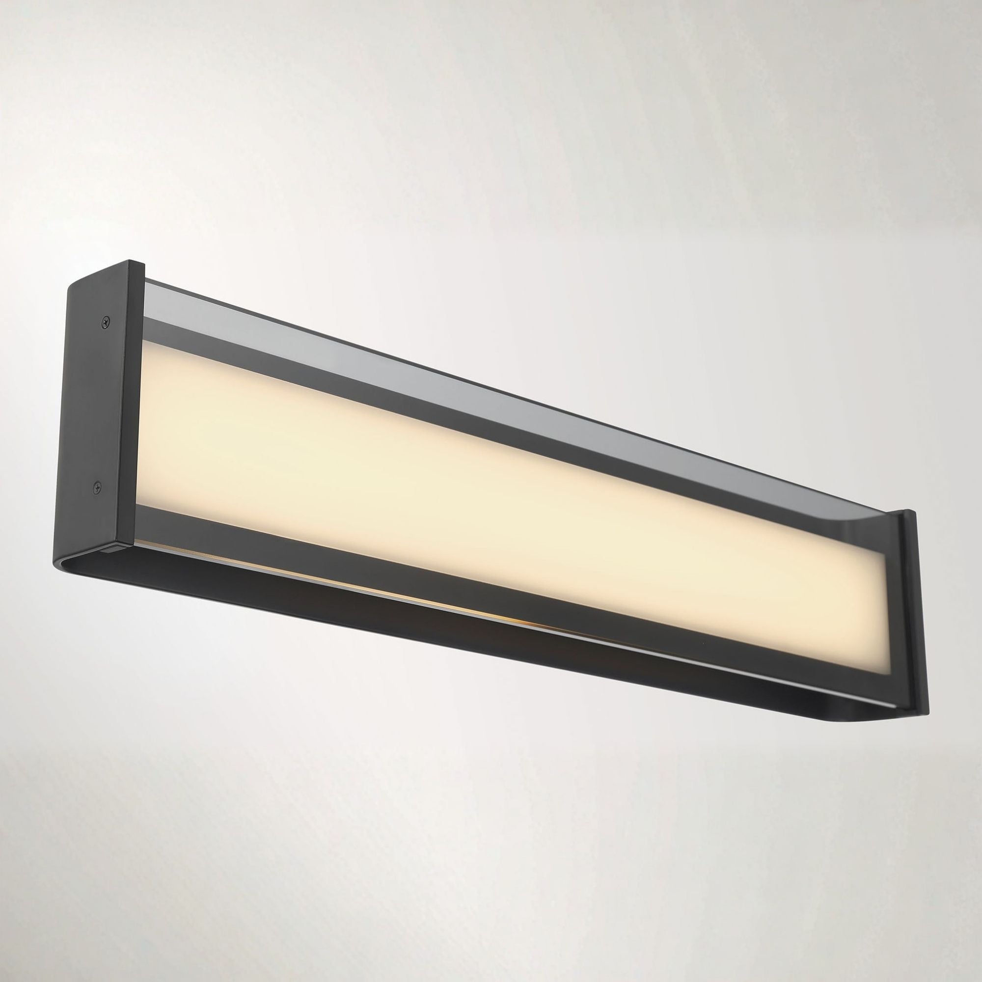Eurofase Dulton Outdoor Sconce, 24.4 in. Height, Matte Black, Integrated LED
