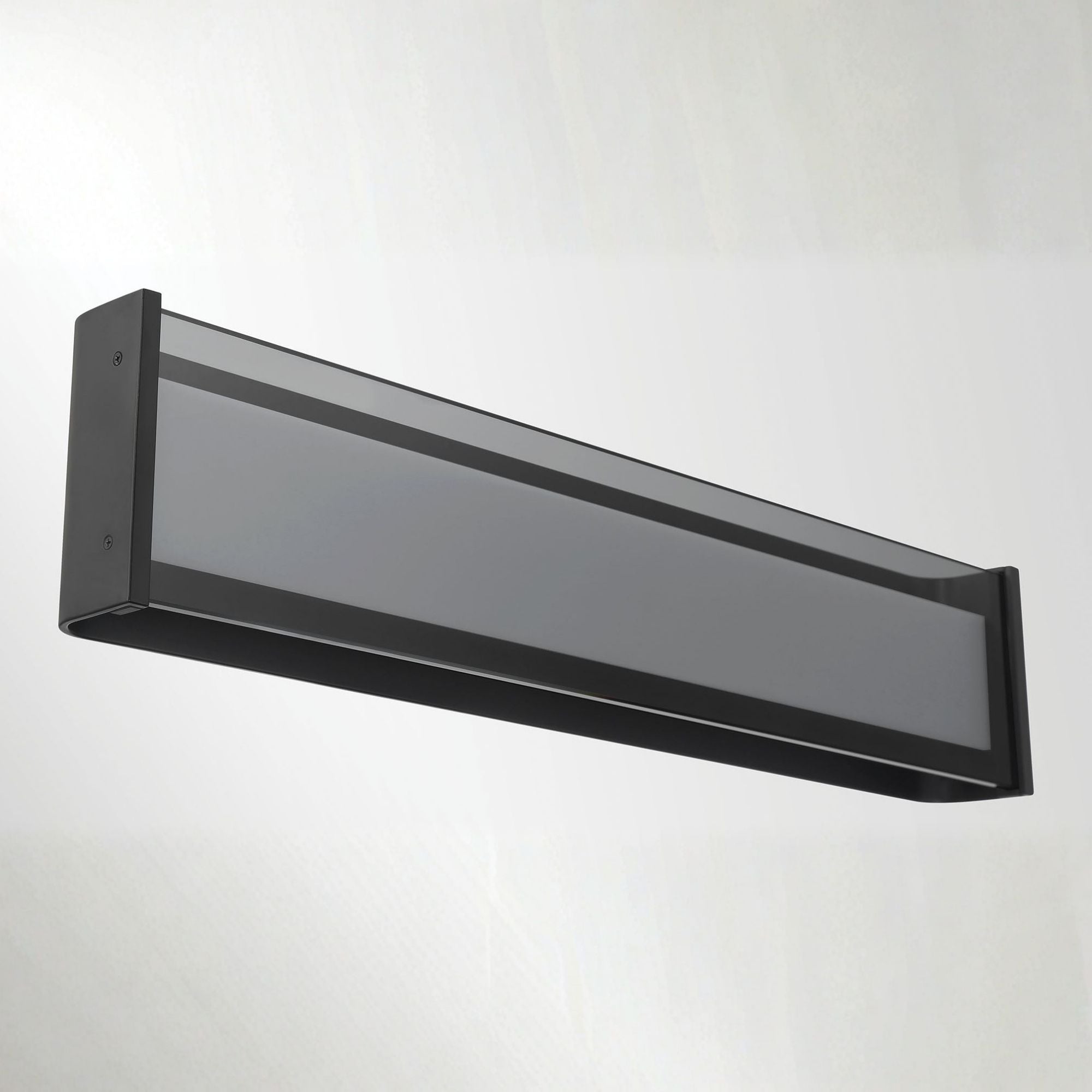 Eurofase Dulton Outdoor Sconce, 24.4 in. Height, Matte Black, Integrated LED
