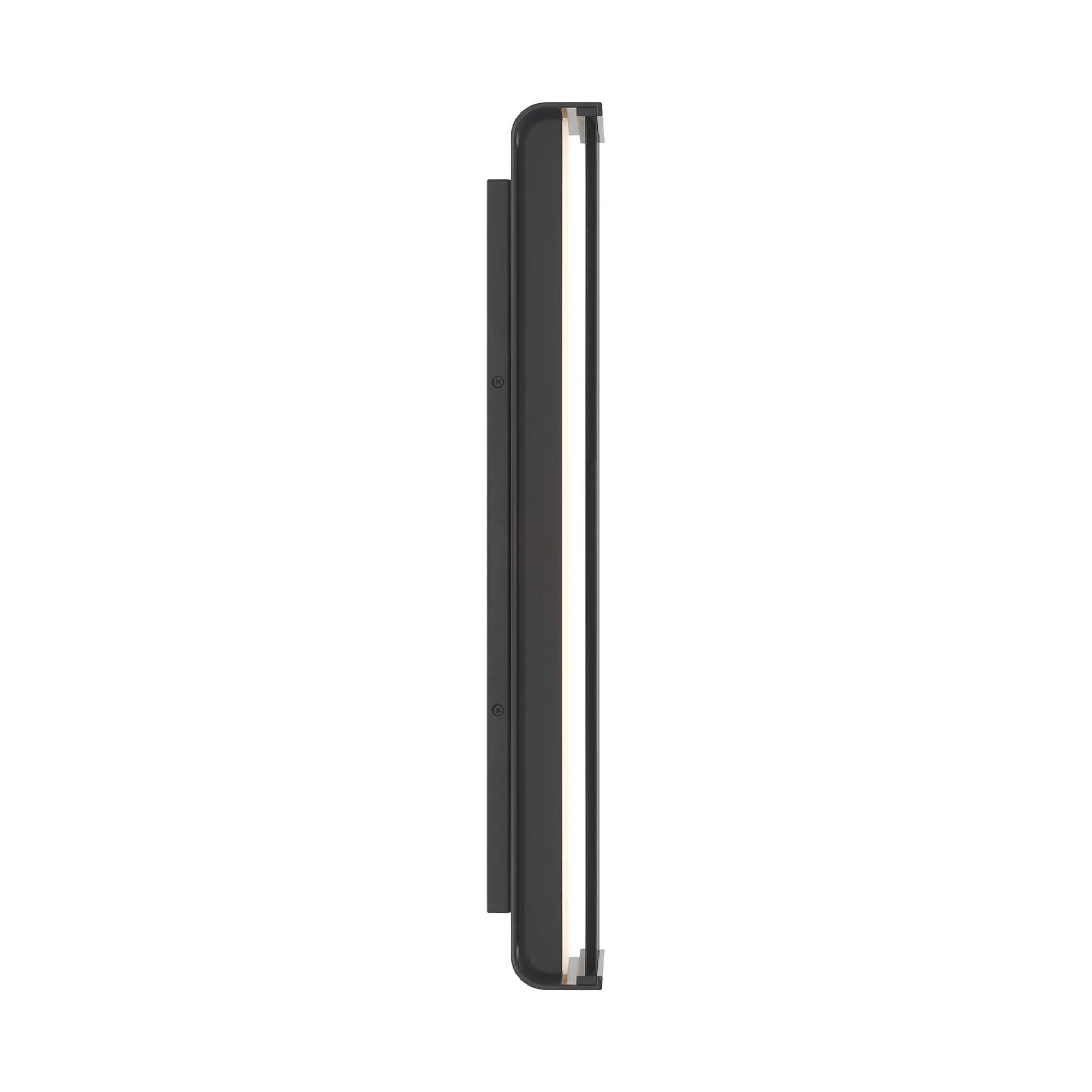 Eurofase Dulton Outdoor Sconce, 24.4 in. Height, Matte Black, Integrated LED