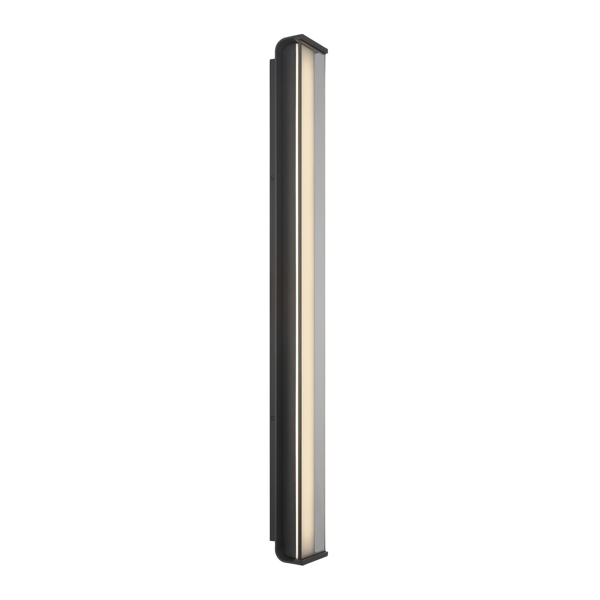 Eurofase Dulton Outdoor Sconce, 42.25in. Height, Matte Black, Integrated LED