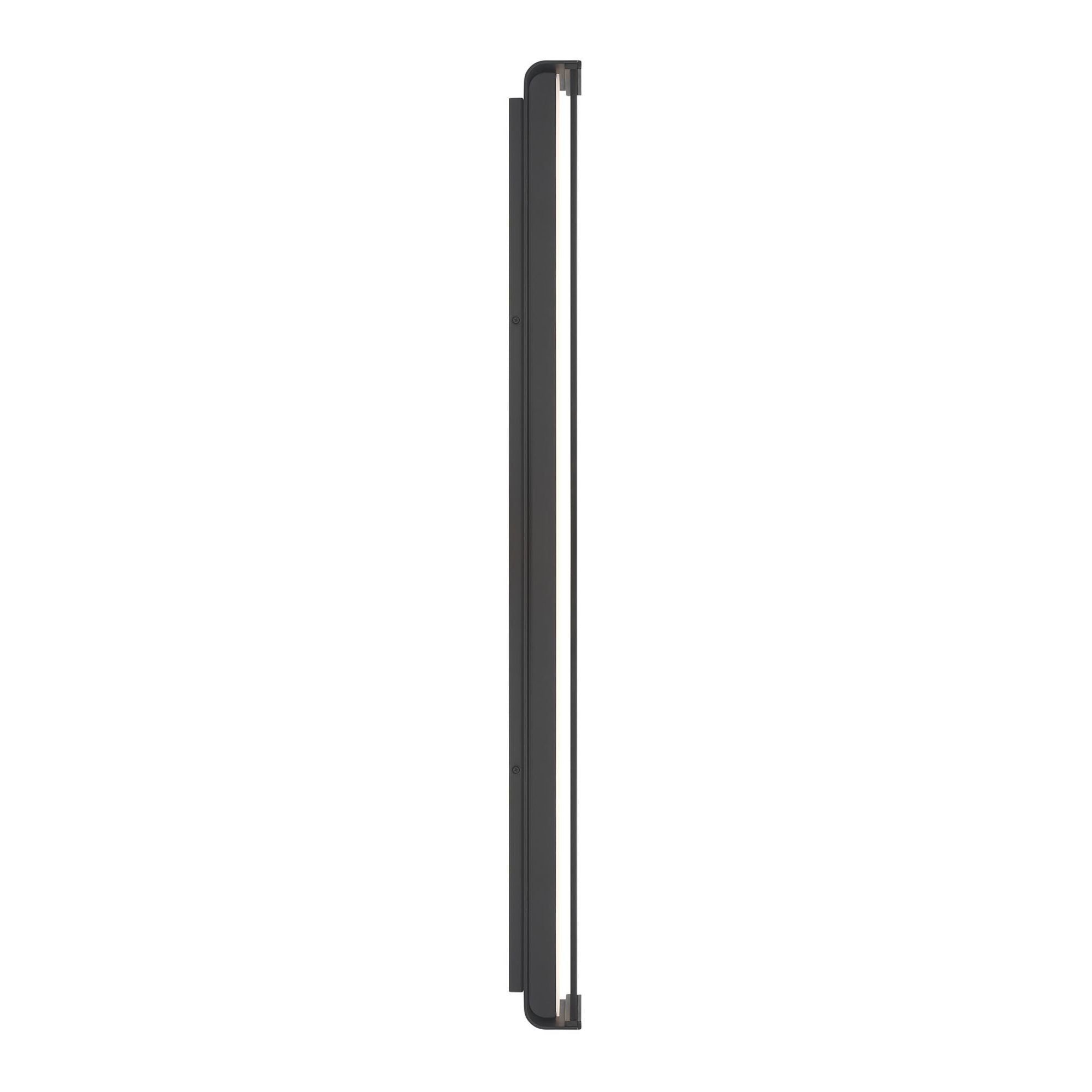 Eurofase Dulton Outdoor Sconce, 42.25in. Height, Matte Black, Integrated LED