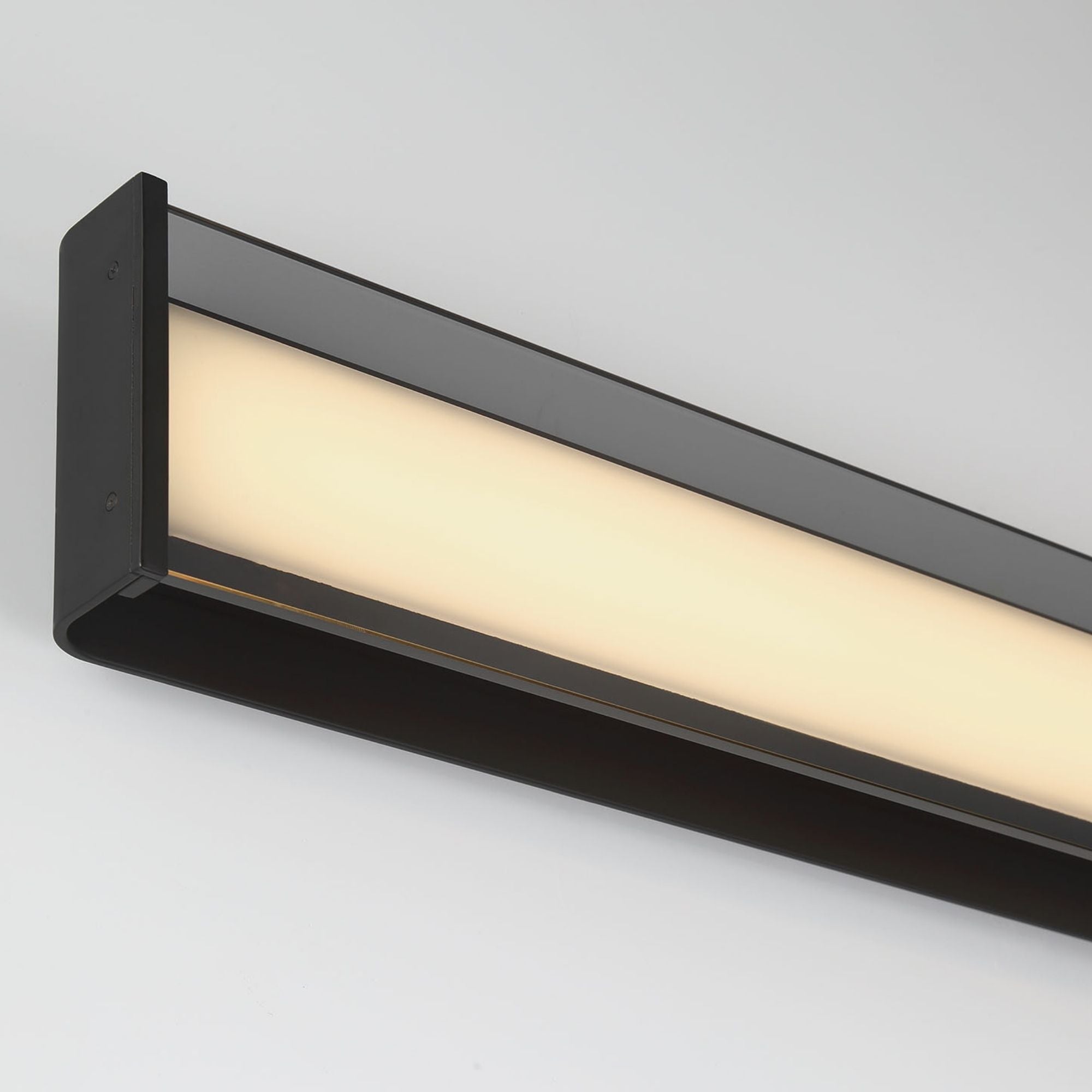 Eurofase Dulton Outdoor Sconce, 61.5 in. Height, Matte Black, Integrated LED