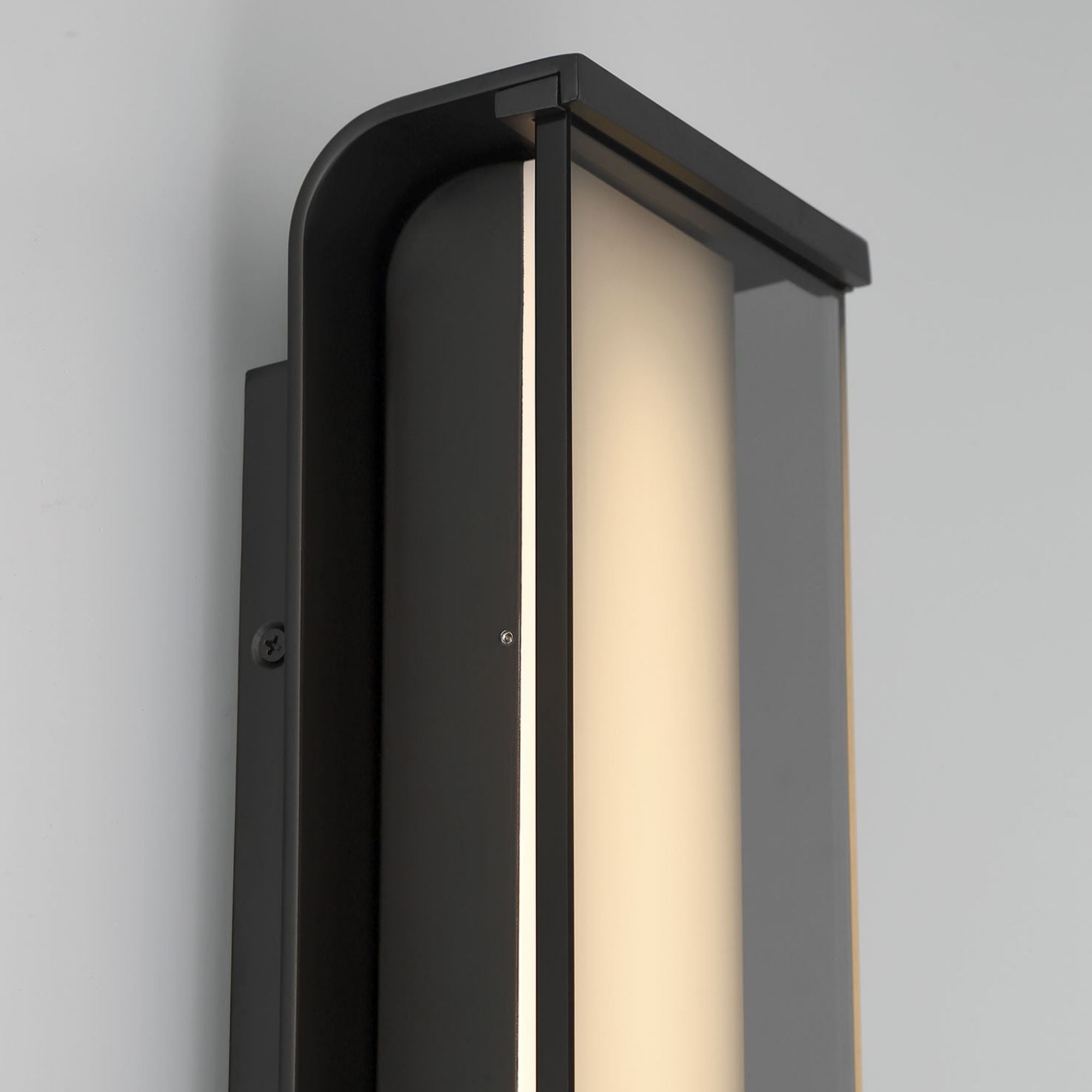 Eurofase Dulton Outdoor Sconce, 61.5 in. Height, Matte Black, Integrated LED