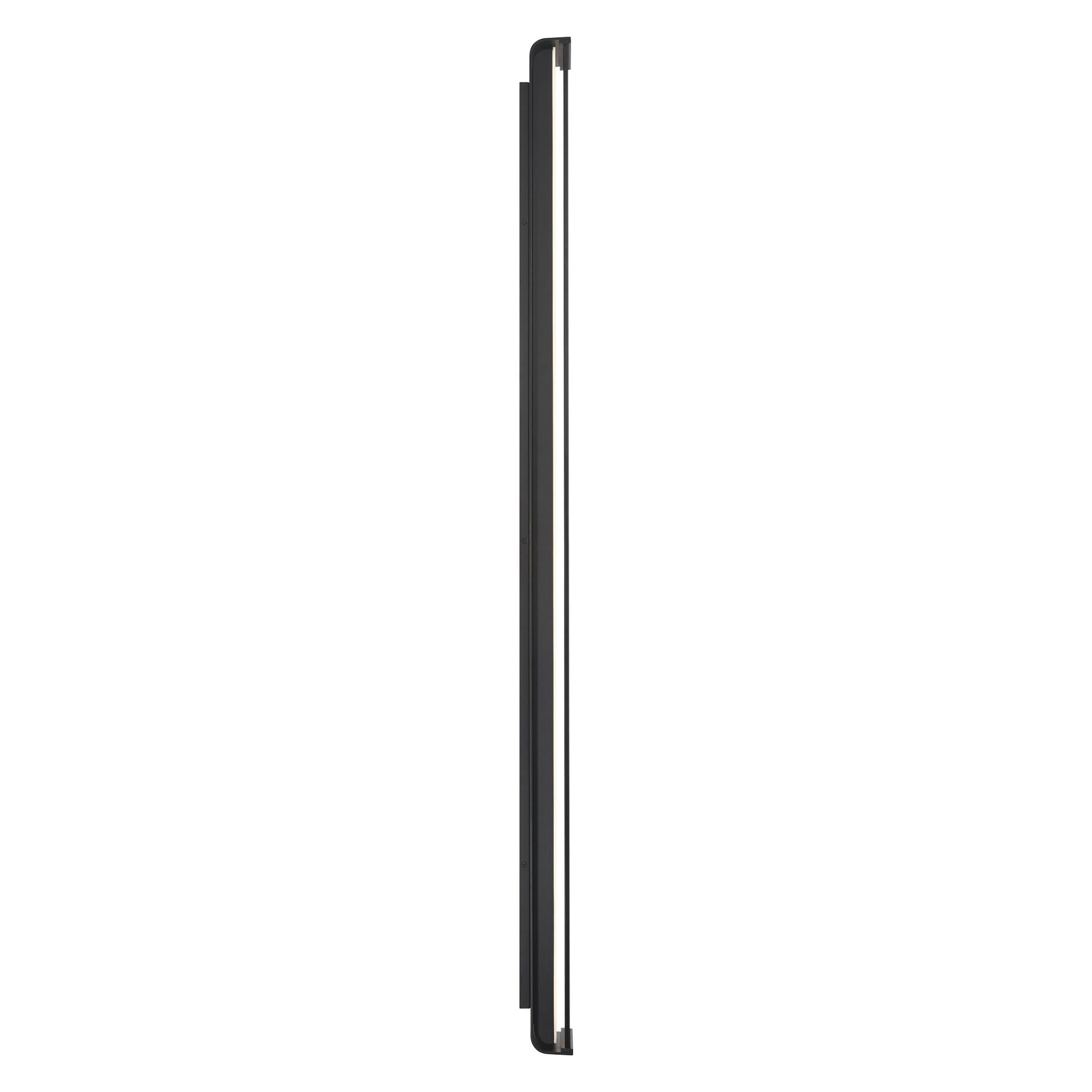 Eurofase Dulton Outdoor Sconce, 61.5 in. Height, Matte Black, Integrated LED